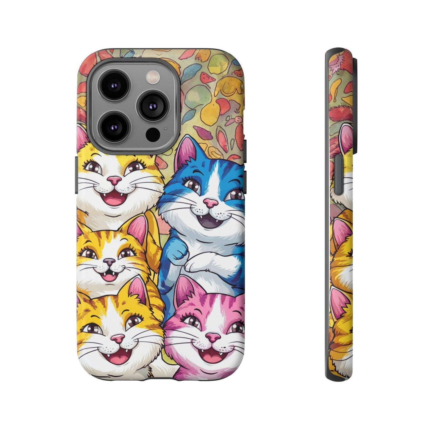 Cat Lovers Collection Tough Cellphone Case - Cosmic Creations by Karen