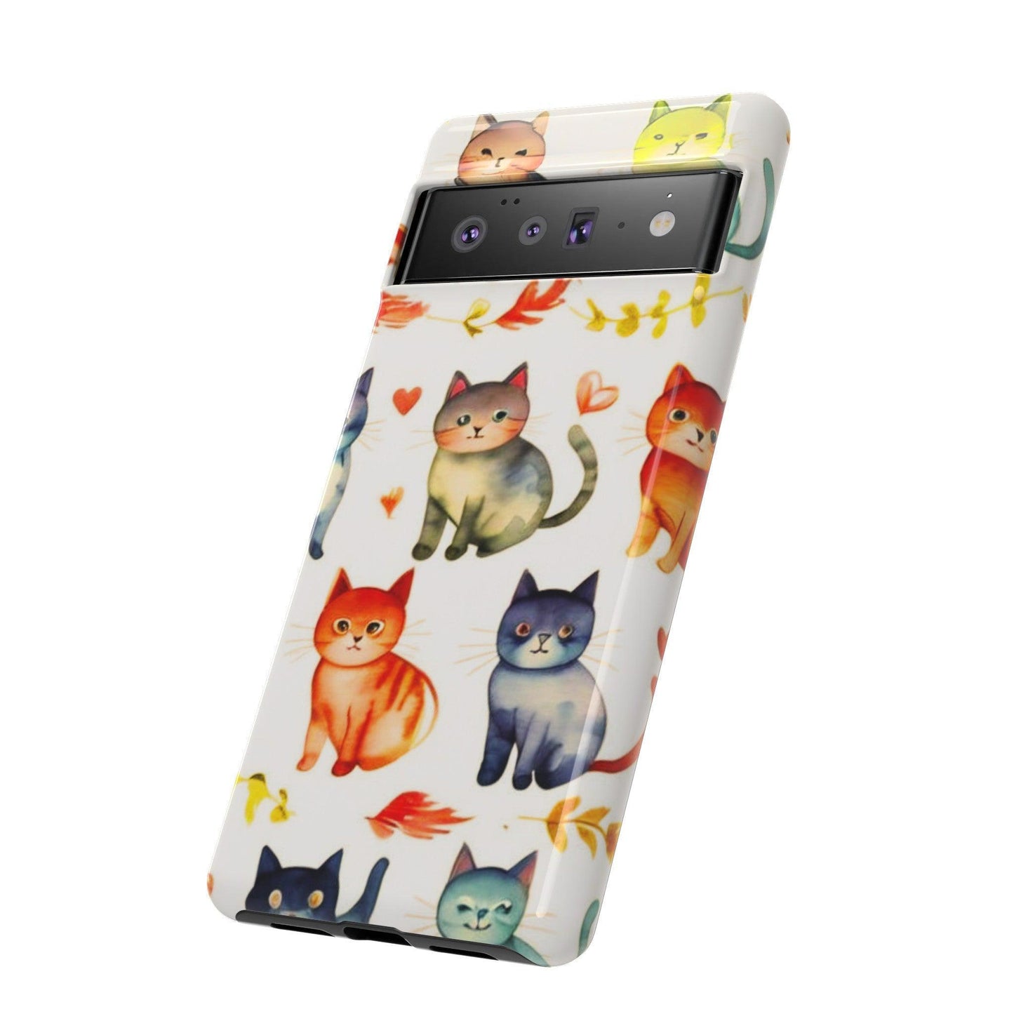 Cat Lovers Collection Tough Cellphone Case - Cosmic Creations by Karen