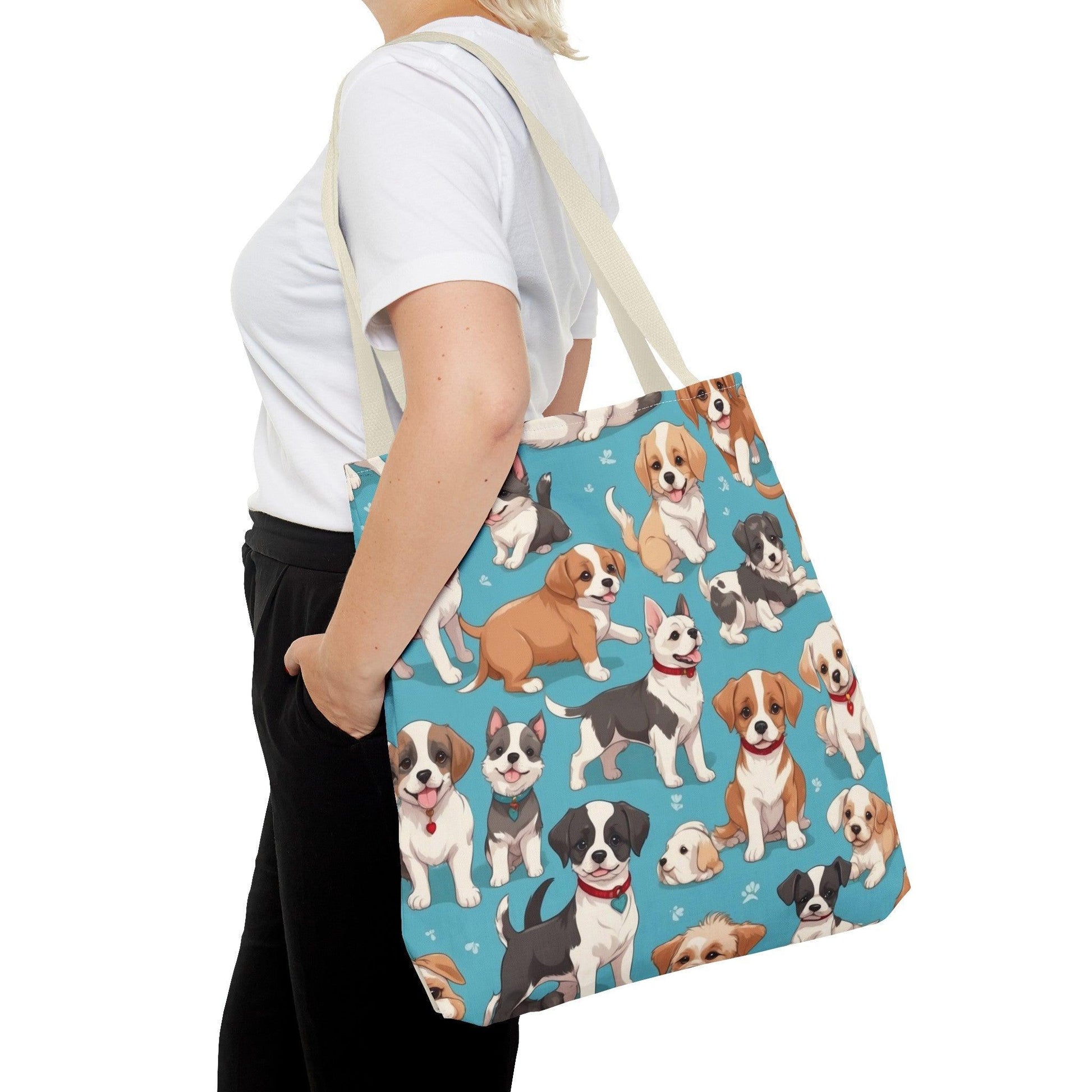 Doggone Cute Tote Bag | Perfect for carrying all your essentials, shopping, beach, work, school, collegue, perfect gift for dog lovers - Cosmic Creations by Karen