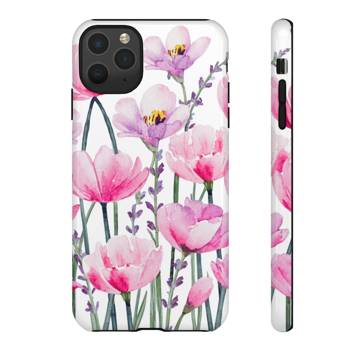 Tough Cellphone Case :" Eclectic Elegance Phone Case Collection" ( Floral patterns)