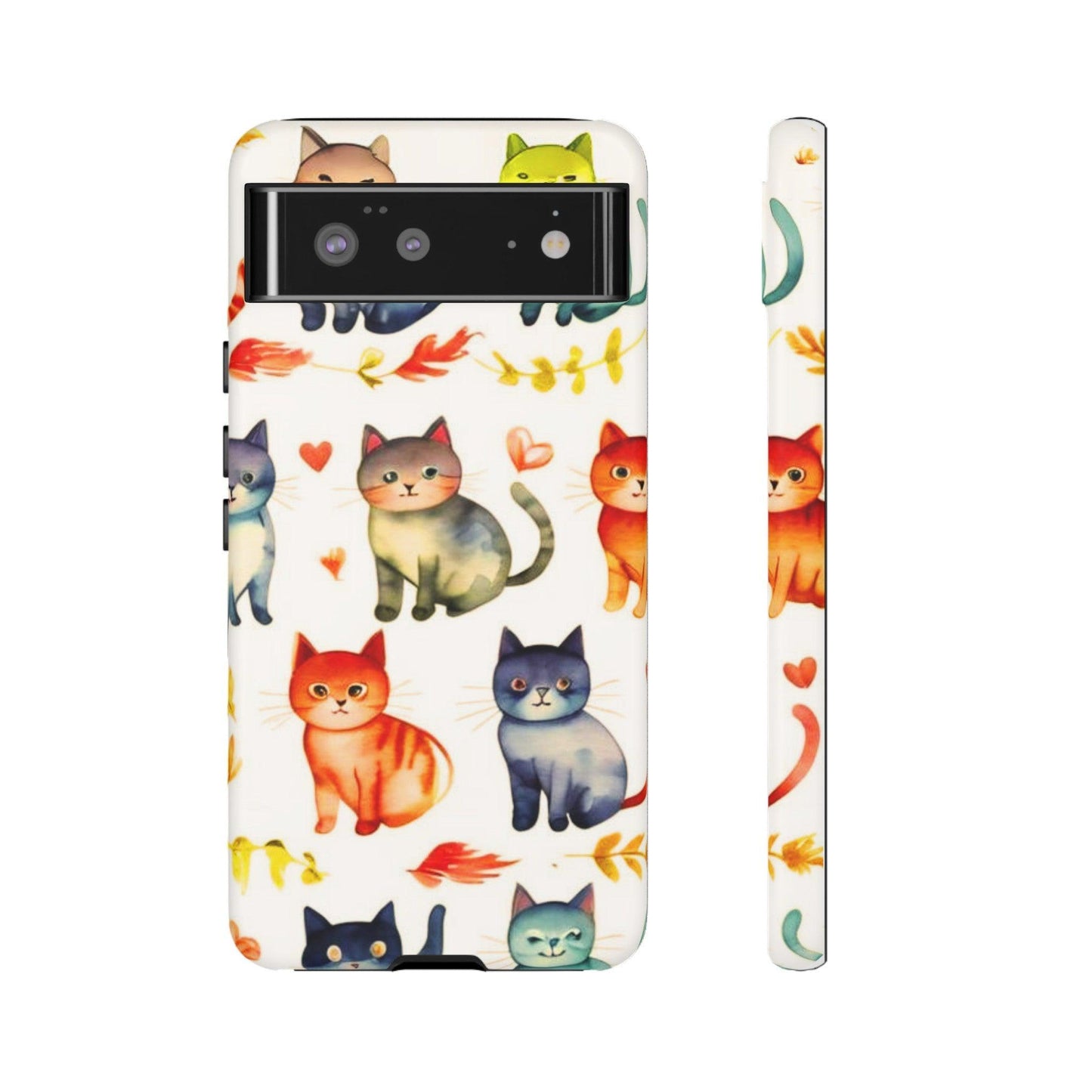 Cat Lovers Collection Tough Cellphone Case - Cosmic Creations by Karen