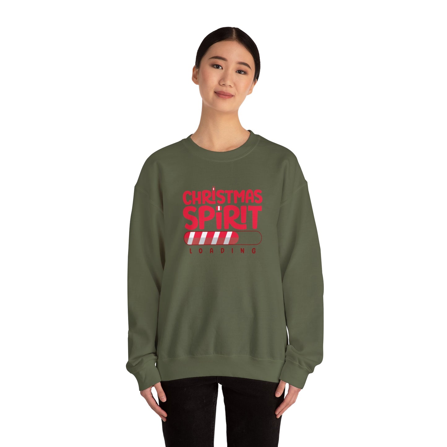 Christmas Spirit Design Unisex Crewneck Sweatshirt