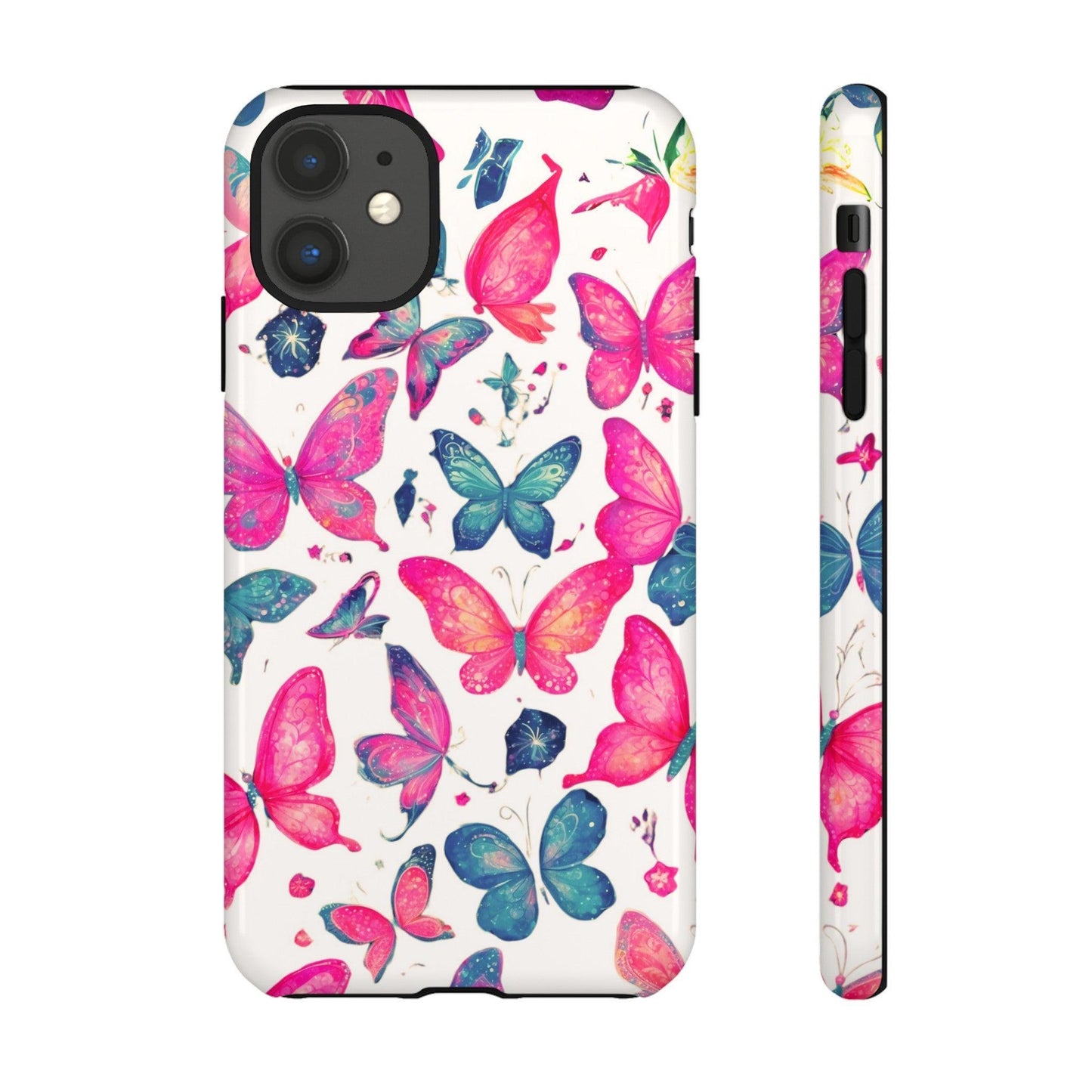 Tough Cellphone Case :" Eclectic Elegance Phone Case Collection" ( Hearts patterns)