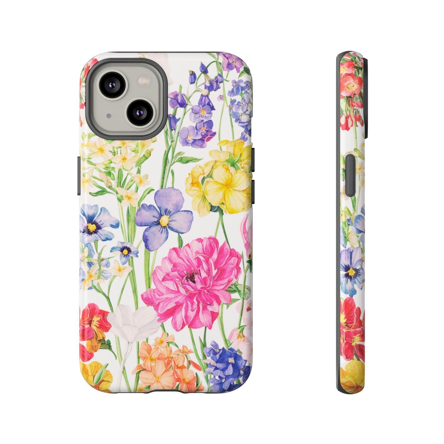 Tough Cellphone Case :" Eclectic Elegance Phone Case Collection" ( Floral patterns)