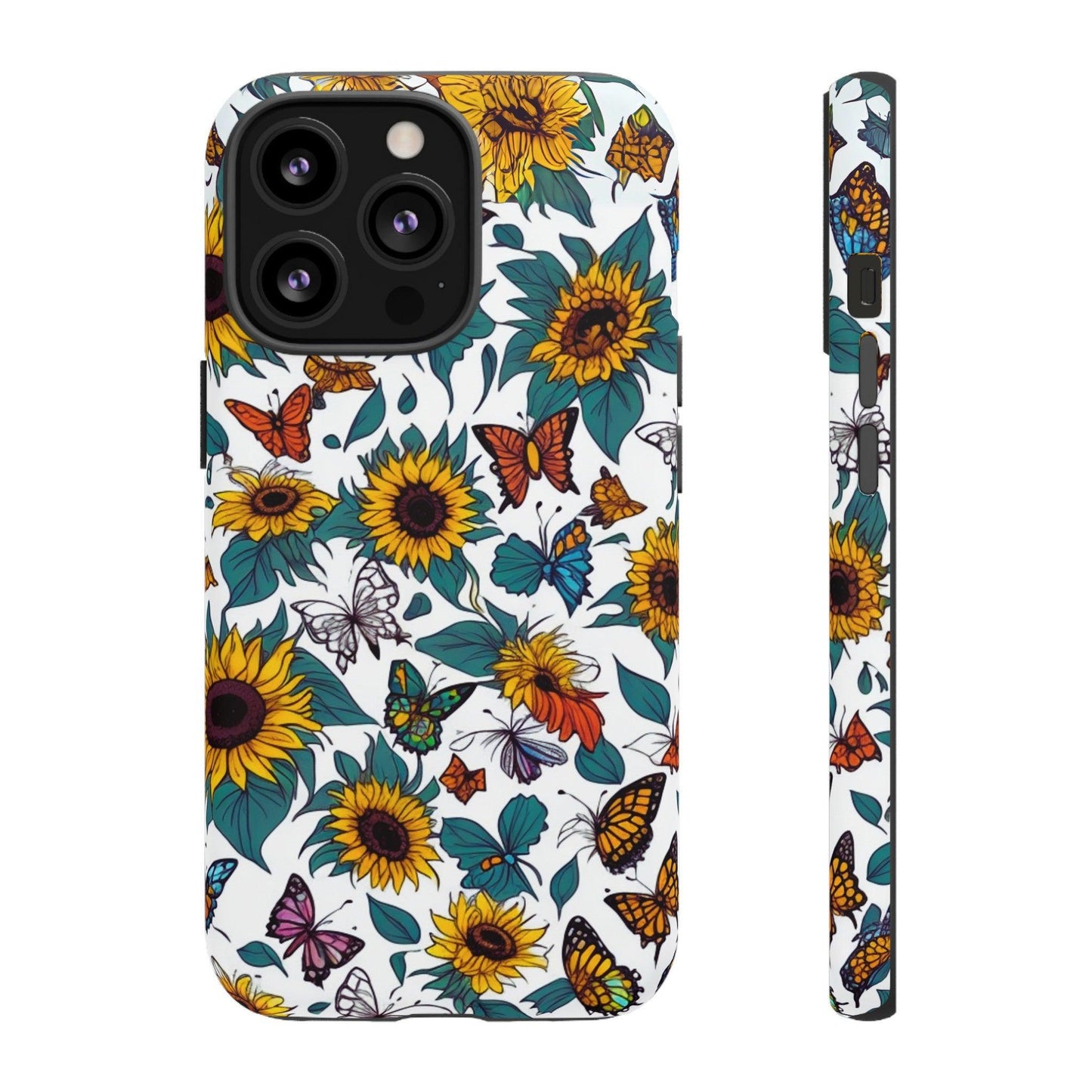 Tough Cellphone Case :" Eclectic Elegance Phone Case Collection" ( Floral patterns)