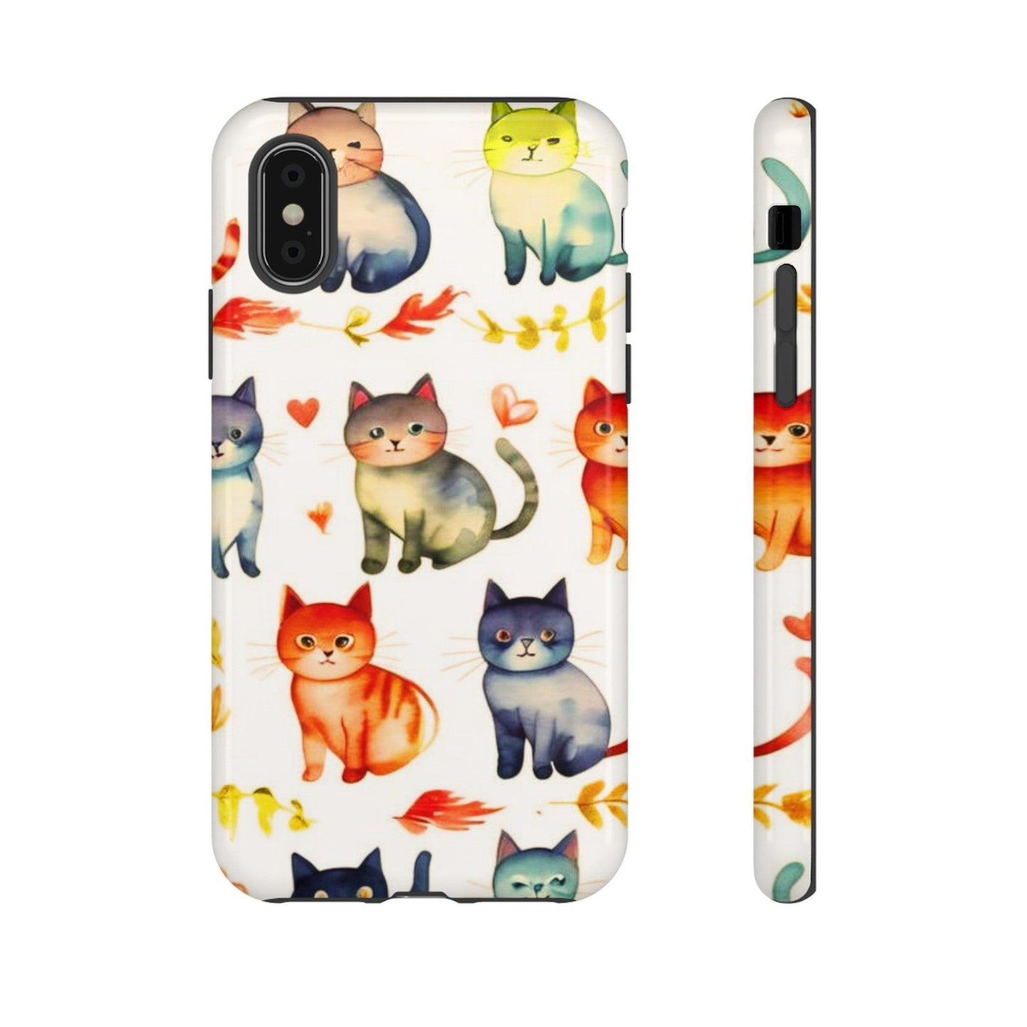 Cat Lovers Collection Tough Cellphone Case - Cosmic Creations by Karen