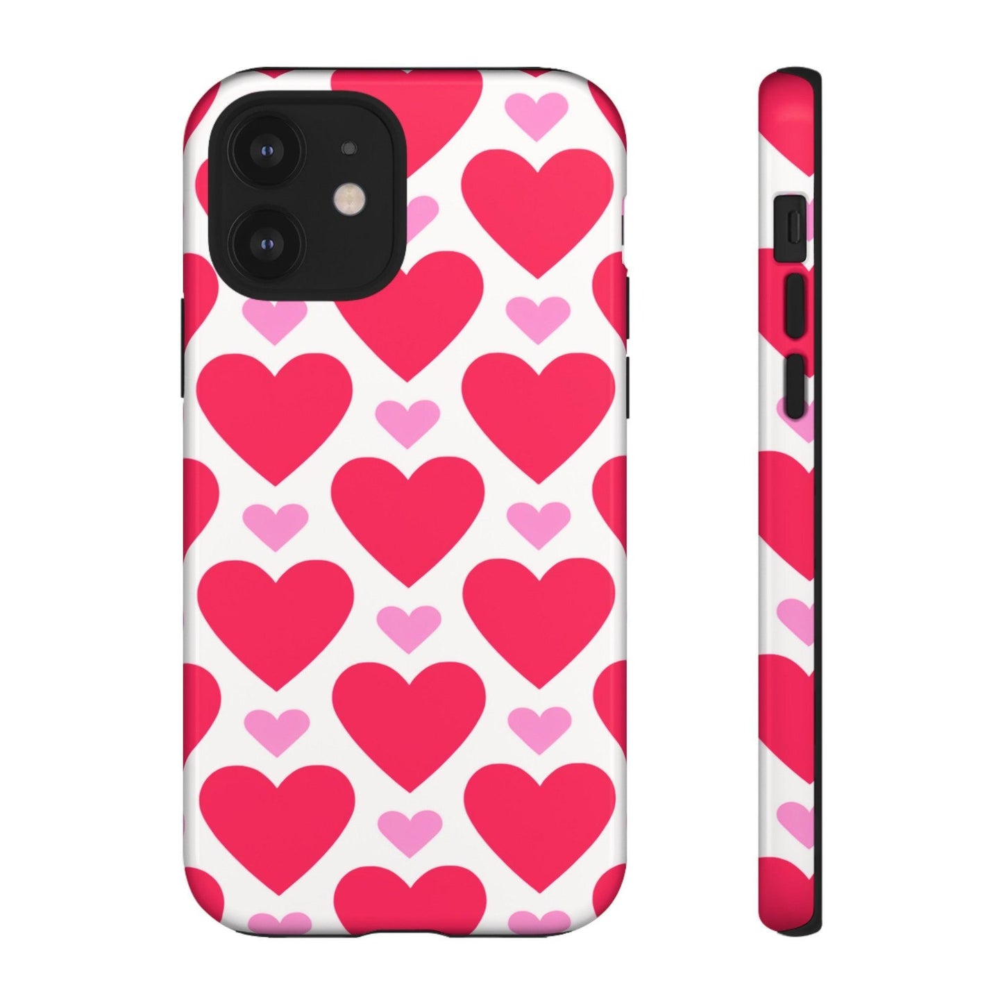 Tough Phone Case :" Eclectic Elegance Phone Case Collection" ( Hearts patterns)