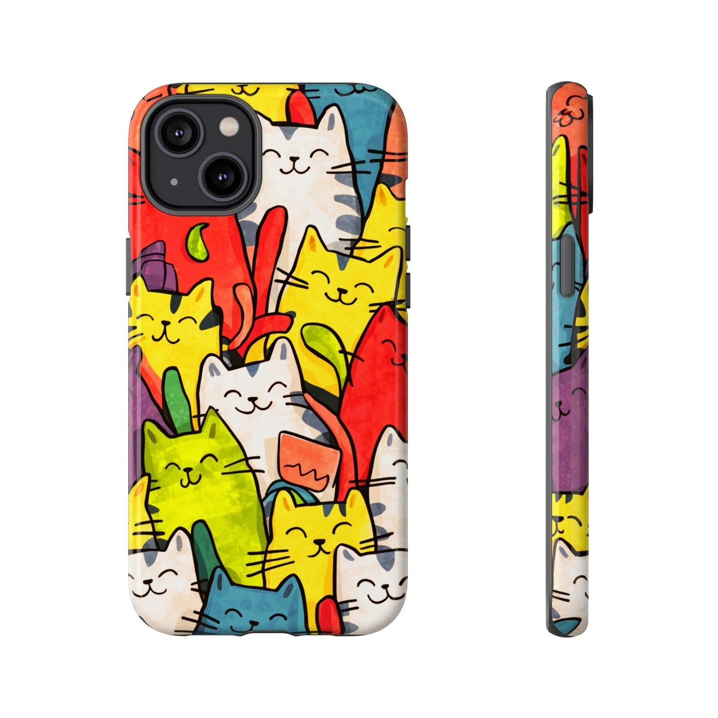 Cat Lovers Collection Tough Cellphone Case - Cosmic Creations by Karen