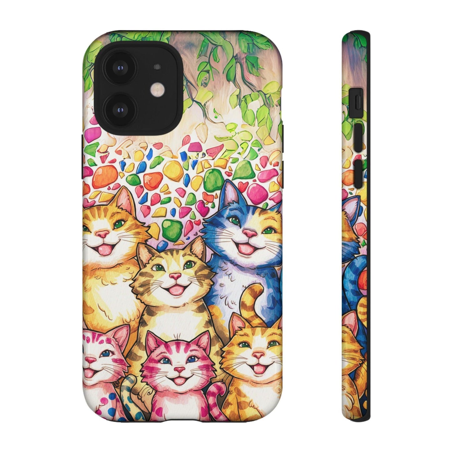 Cat Lovers Collection Tough Cellphone Case - Cosmic Creations by Karen