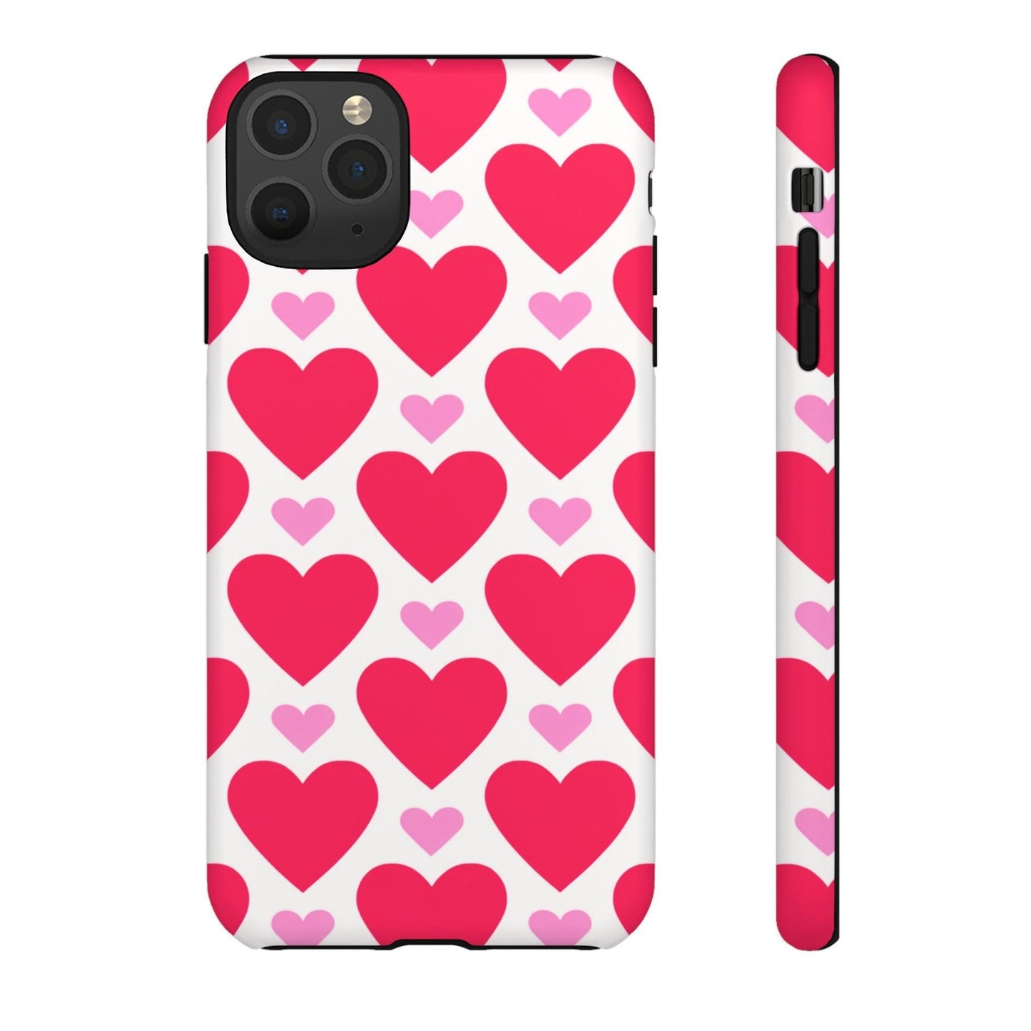 Tough Phone Case :" Eclectic Elegance Phone Case Collection" ( Hearts patterns)