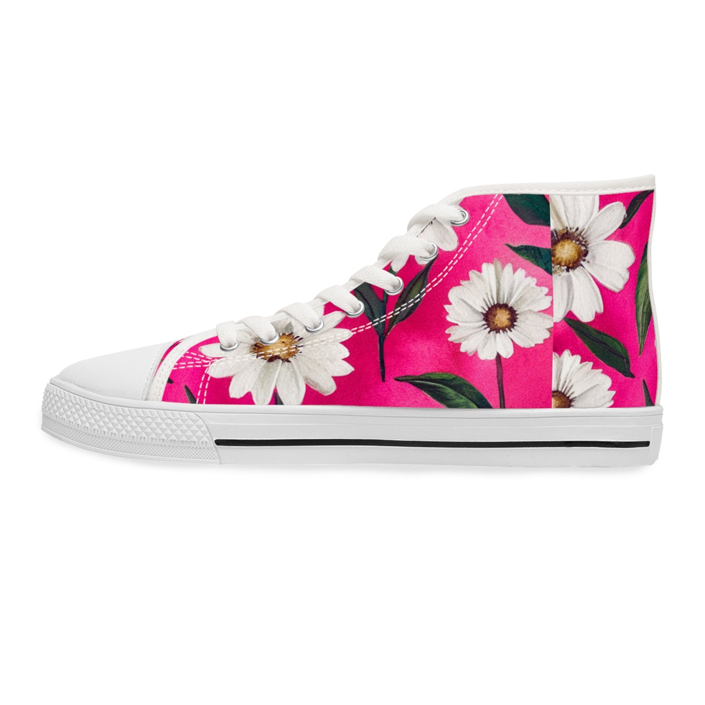 Awesome Floral Design High Top Sneakers