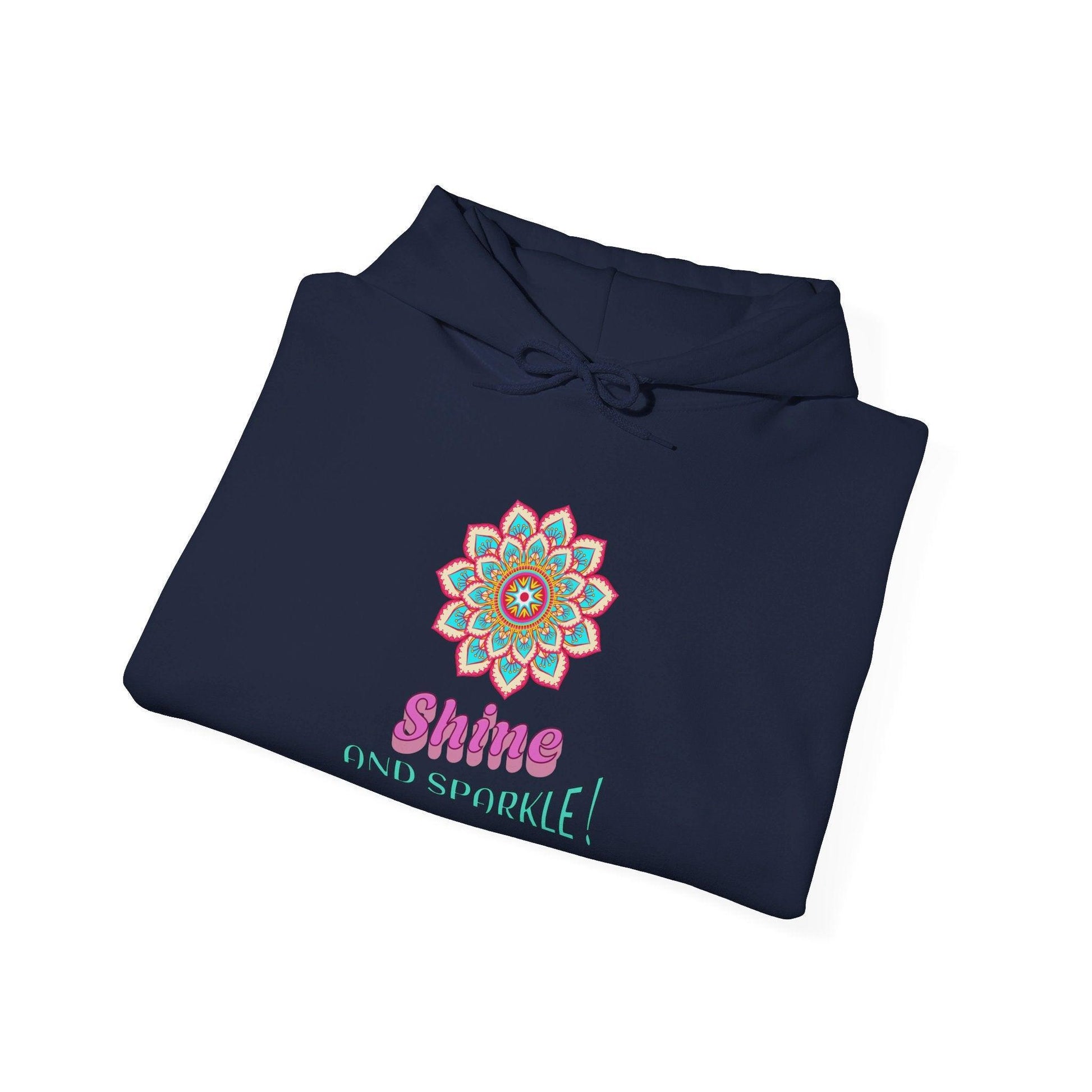 SparkleHood Heavy Blend Sweatshirt Shine and Sparkle Collection| Colorful warm stylish hoodie - Cosmic Creations by Karen