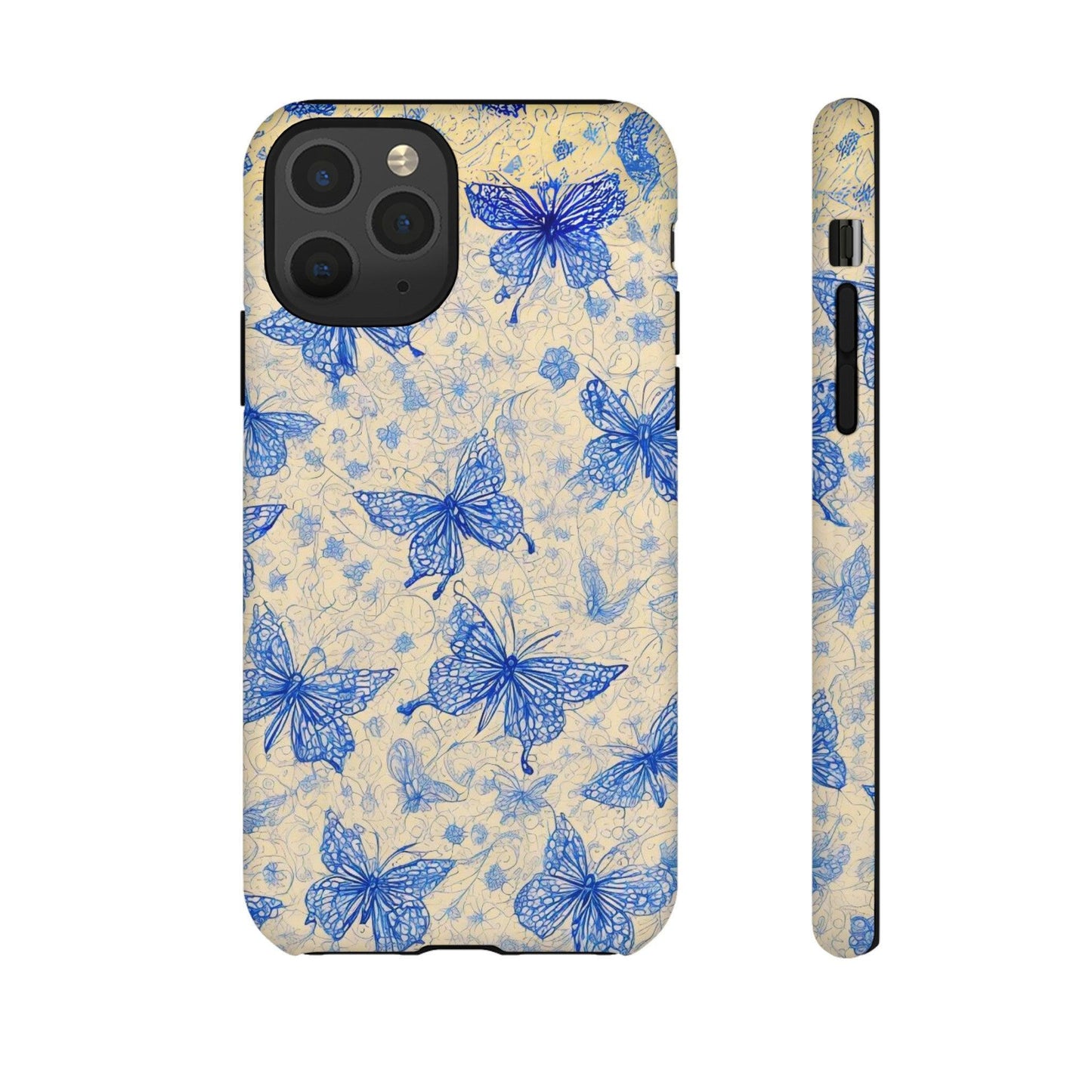 Tough Cellphone Case :" Eclectic Elegance Phone Case Collection" ( Butterflies patterns)