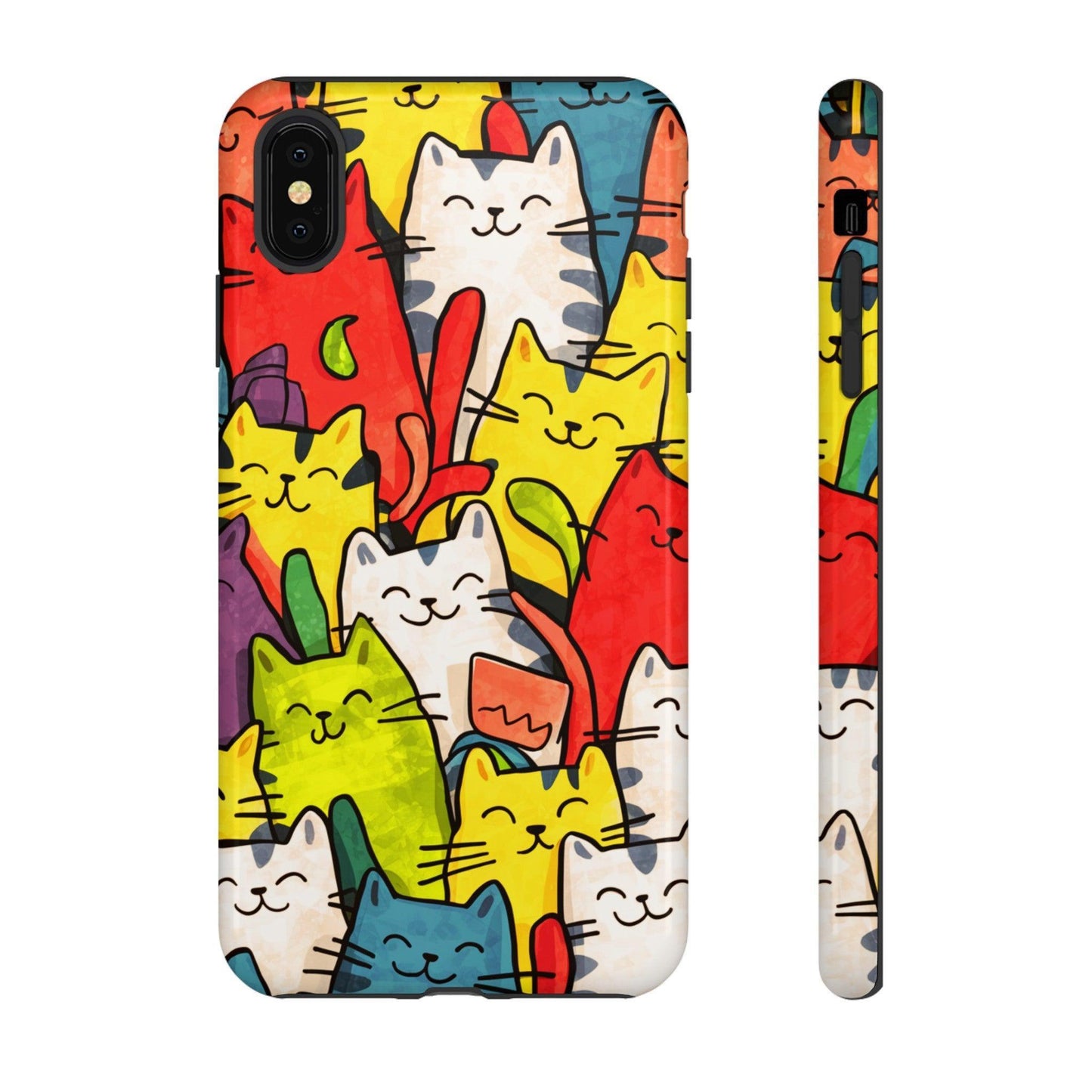 Cat Lovers Collection Tough Cellphone Case - Cosmic Creations by Karen