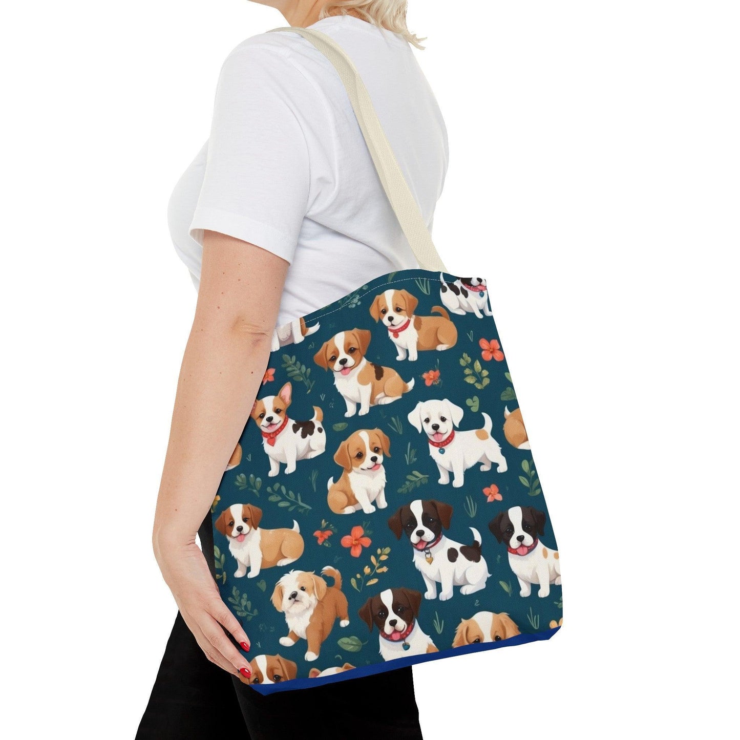 Doggone Cute Tote Bag | Perfect for carrying all your essentials | Shopping, beach, work, school, collegue, perfect gift for dog lovers - Cosmic Creations by Karen