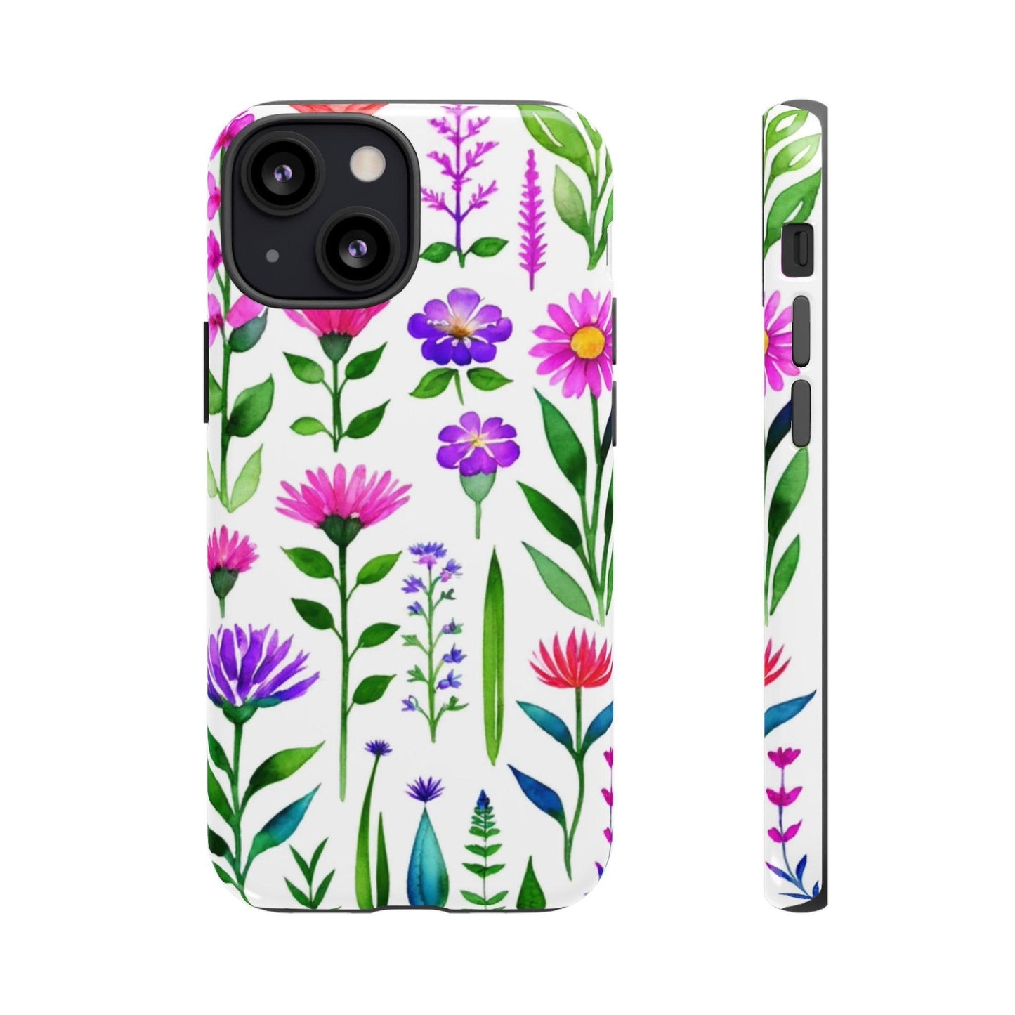 Tough Phone Case :" Eclectic Elegance Phone Case Collection" ( Floral pattern)