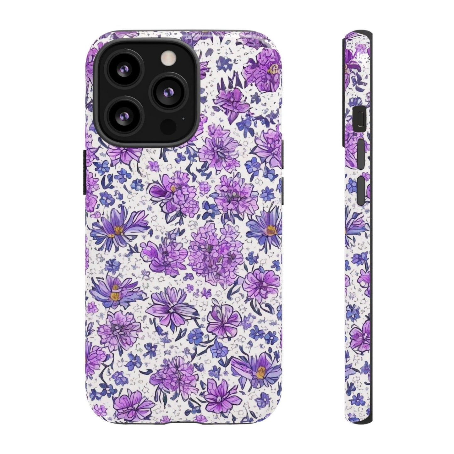 Tough Cellphone Case :" Eclectic Elegance Phone Case Collection" ( Floral patterns)