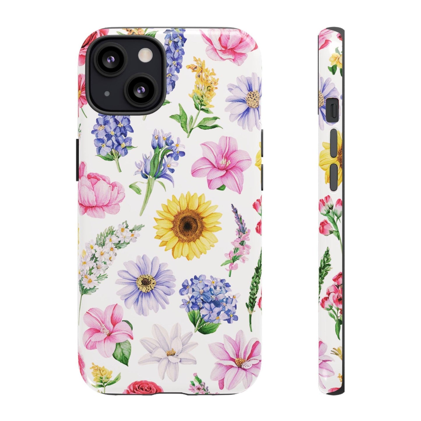 Tough Cellphone Case :" Eclectic Elegance Phone Case Collection" ( Floral patterns)