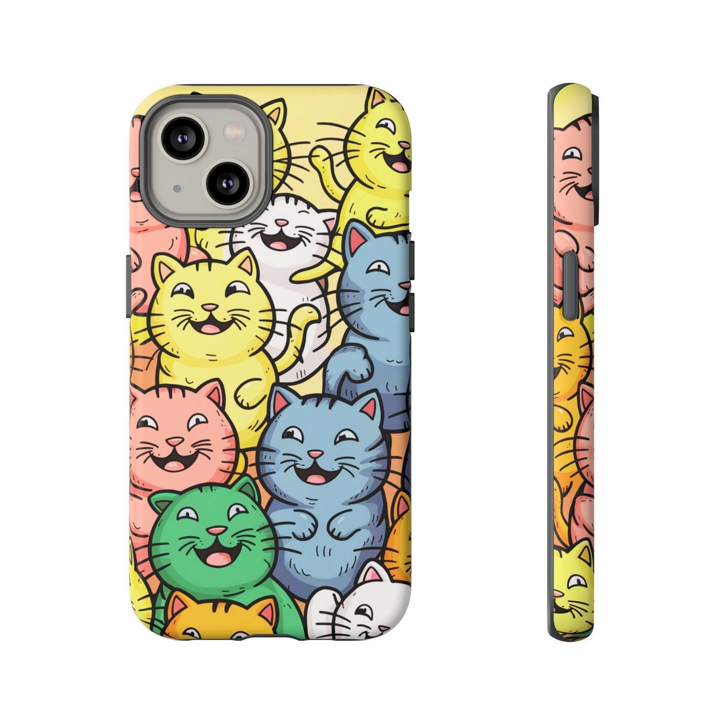 Cat Lovers Collection Tough Cellphone Case - Cosmic Creations by Karen