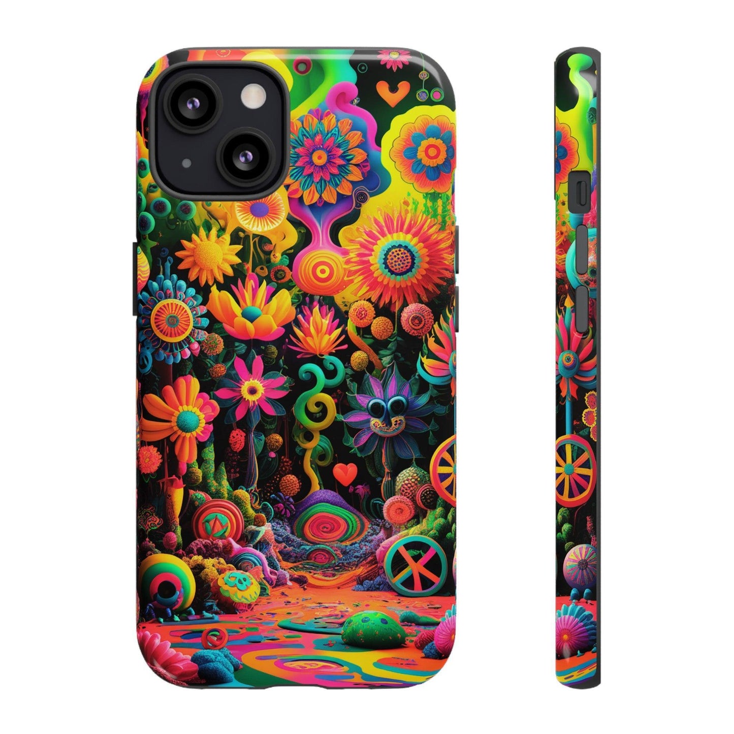 Tough Phone Case :" Eclectic Elegance Phone Case Collection" ( Hippie Style patterns)