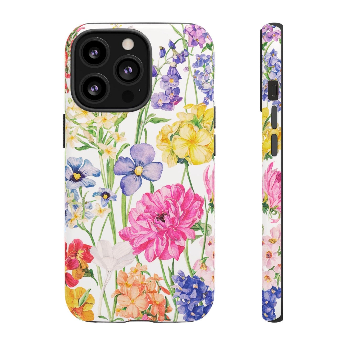 Tough Cellphone Case :" Eclectic Elegance Phone Case Collection" ( Floral patterns)