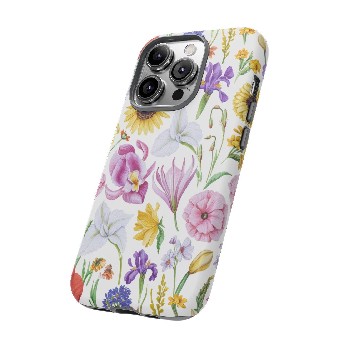 Tough Cellphone Case :" Eclectic Elegance Phone Case Collection" ( Floral patterns)