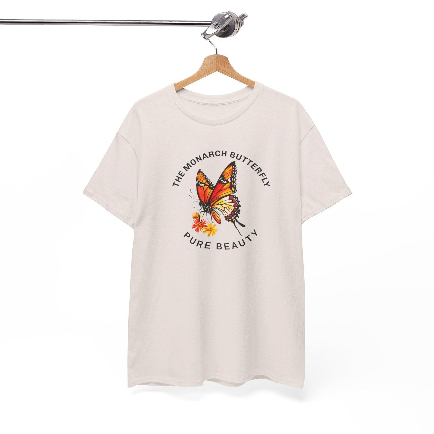 Camiseta unisex de algodón pesado: "La colección Mariposa Monarca"