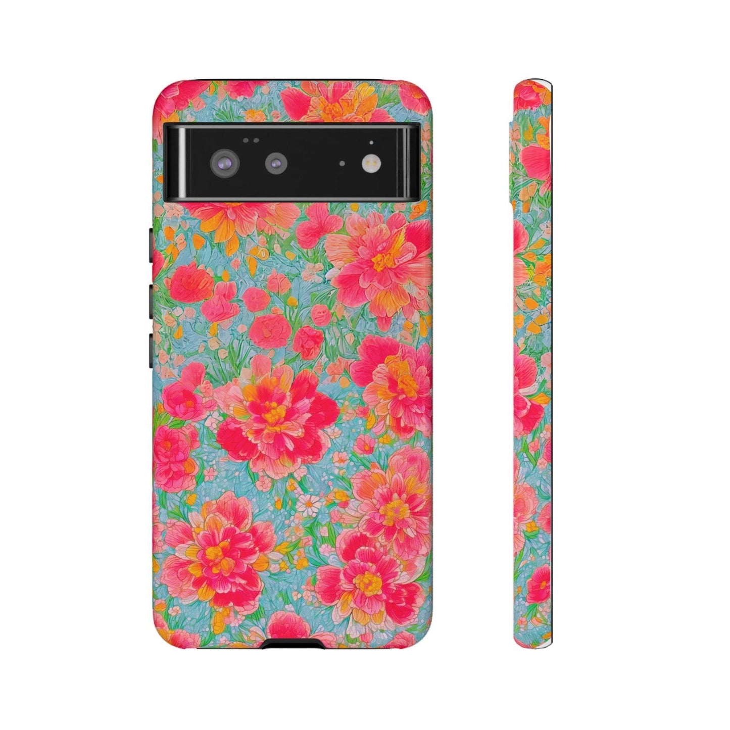 Tough Cellphone Case :" Eclectic Elegance Phone Case Collection" ( Floral patterns)