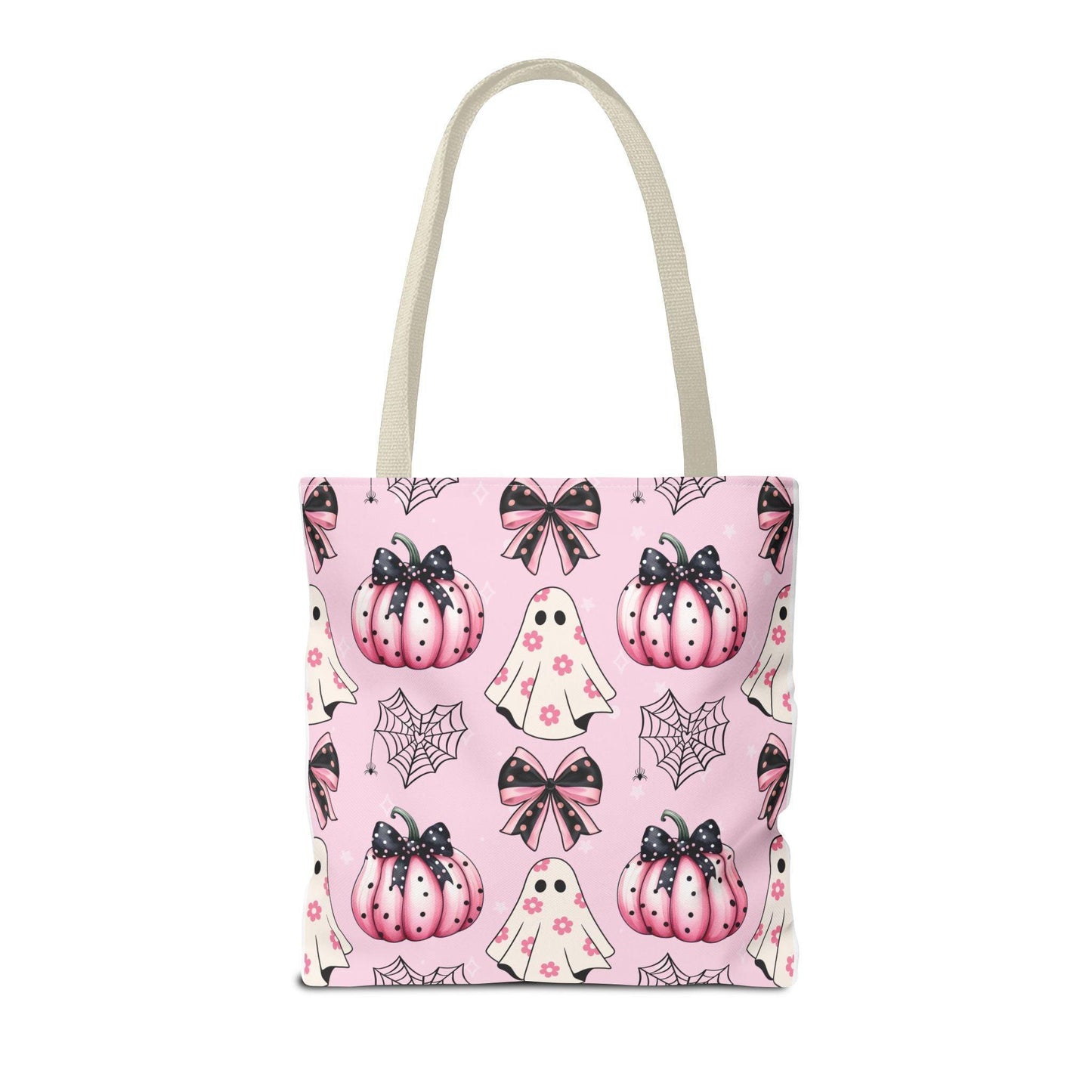 Coquette Halloween Pink Tote Bag - Cosmic Creations by Karen