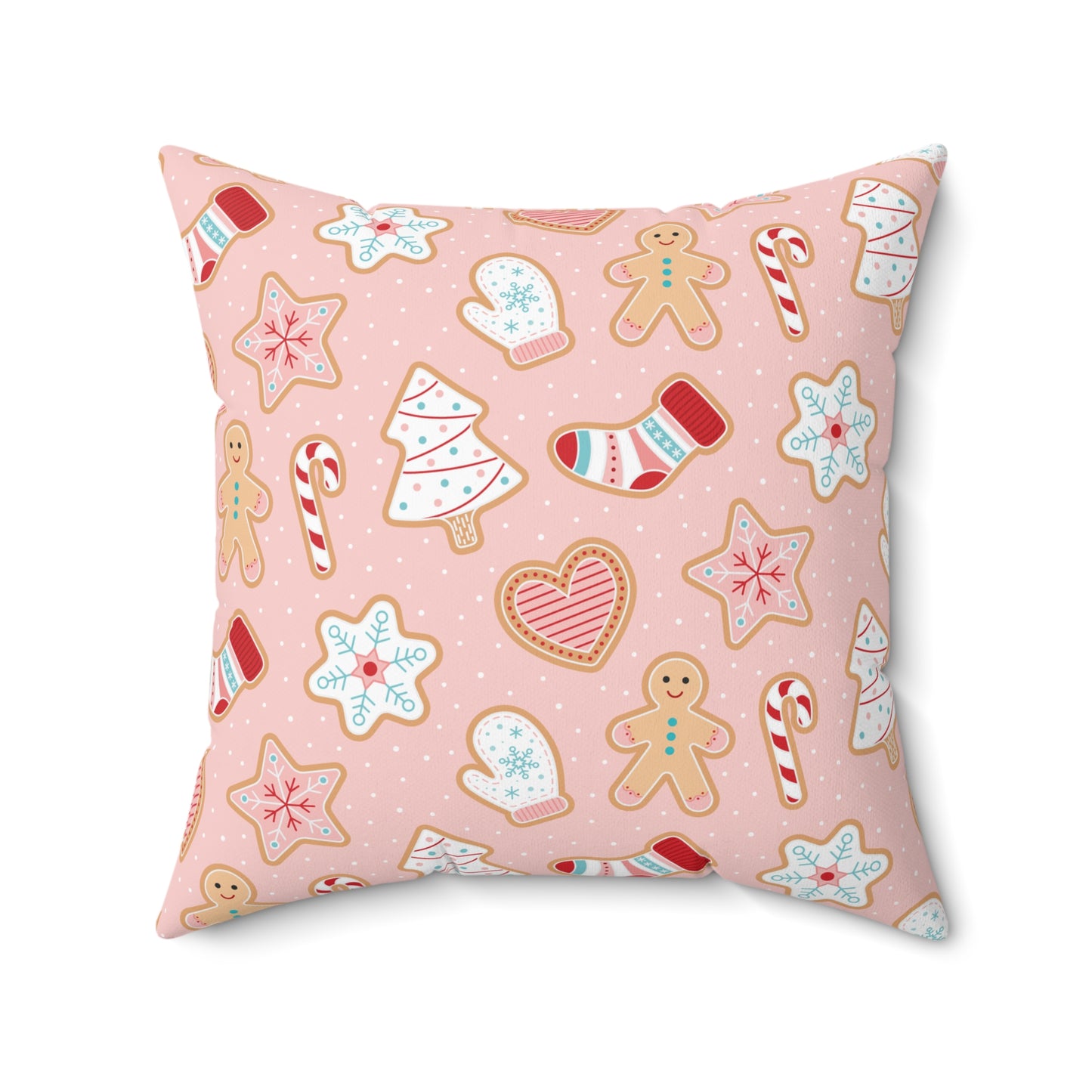 Christmas  Pastel Tones  Design Square Pillow