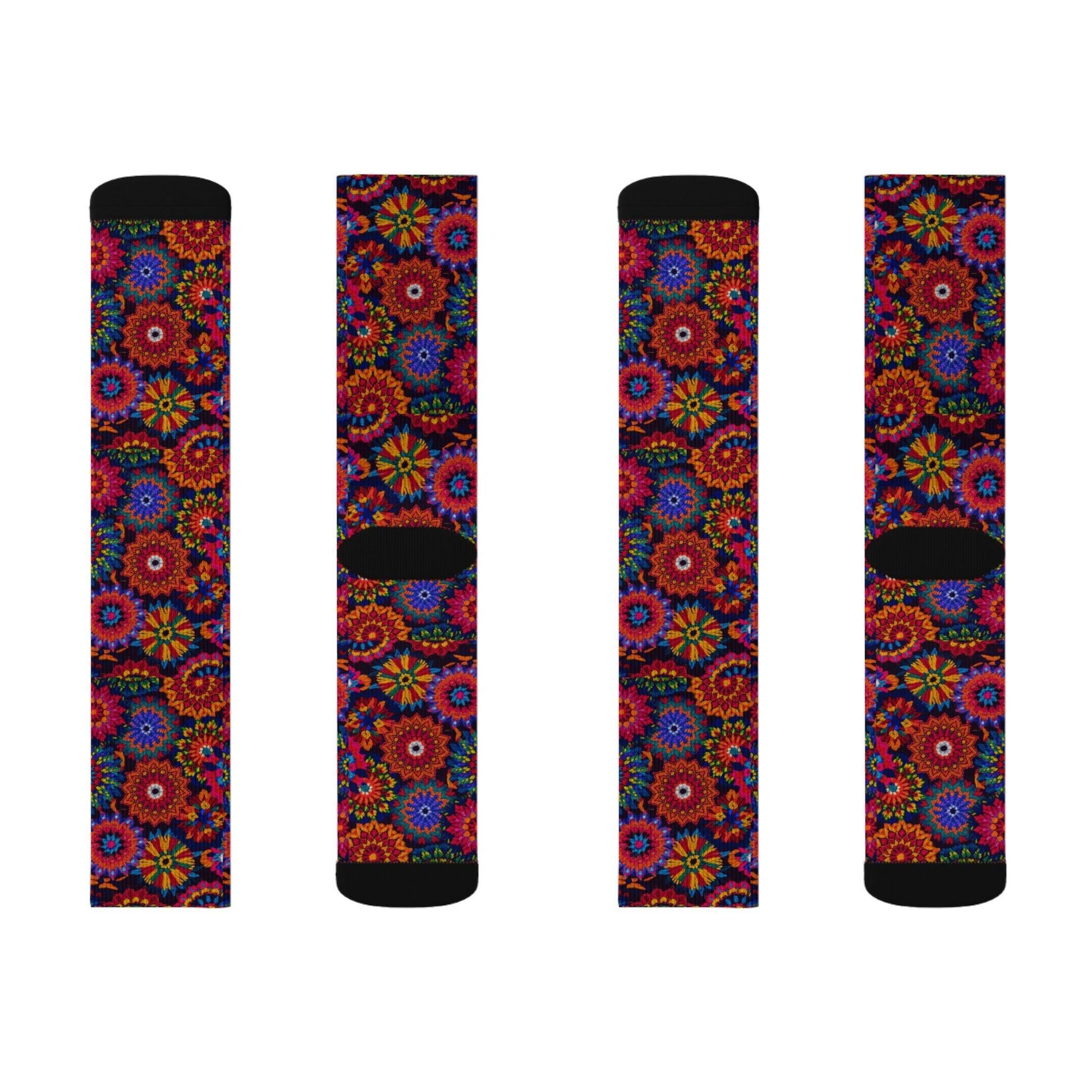 Vibrant Harmony Socks Collection | Perfect blend of art and functionality | Unique Designs | Premium Socks - Cosmic Creations by Karen