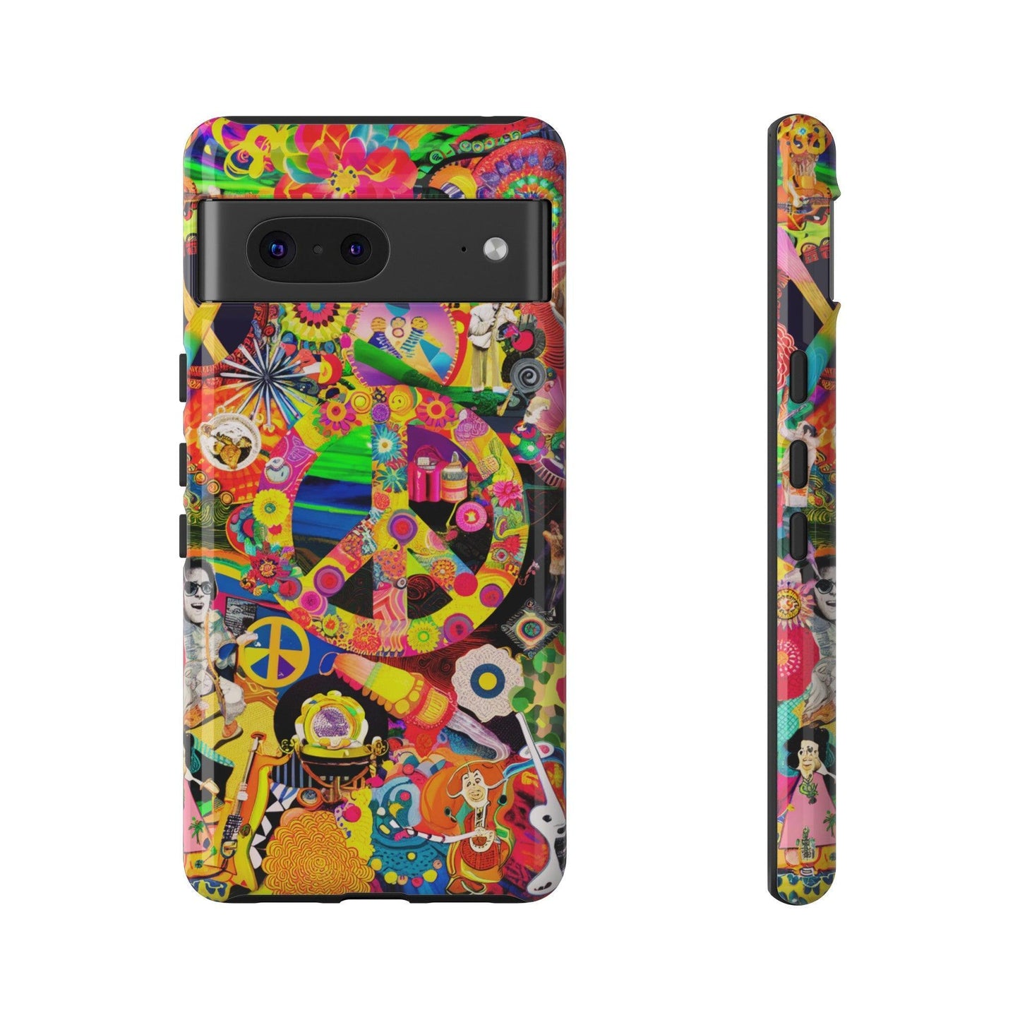 Tough Phone Case :" Eclectic Elegance Phone Case Collection" ( Hippie Style patterns)