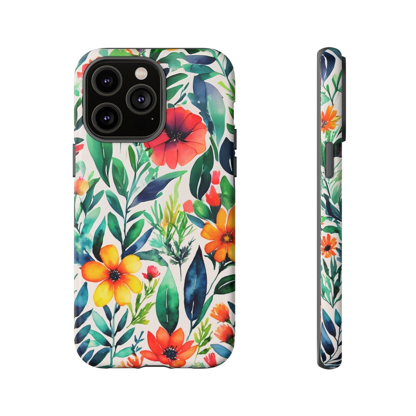 Tough Cellphone Case :" Eclectic Elegance Phone Case Collection" ( Floral patterns)