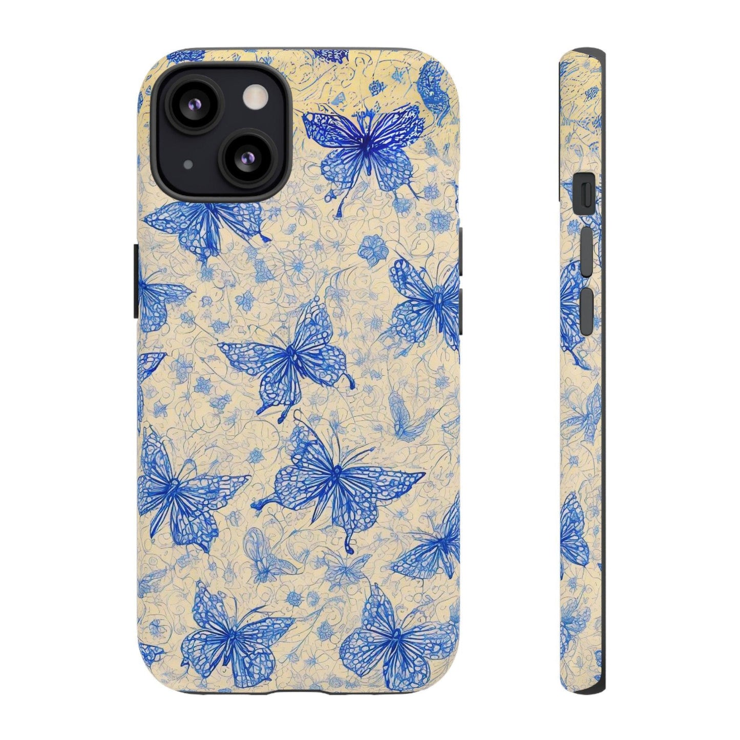 Tough Cellphone Case :" Eclectic Elegance Phone Case Collection" ( Butterflies patterns)