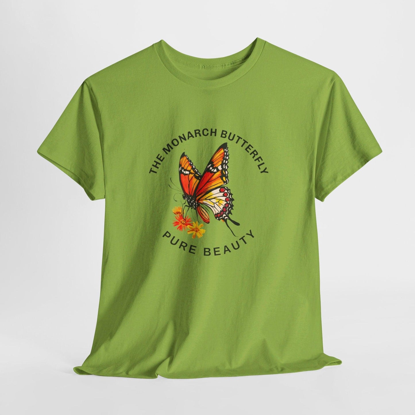 Camiseta unisex de algodón pesado: "La colección Mariposa Monarca"