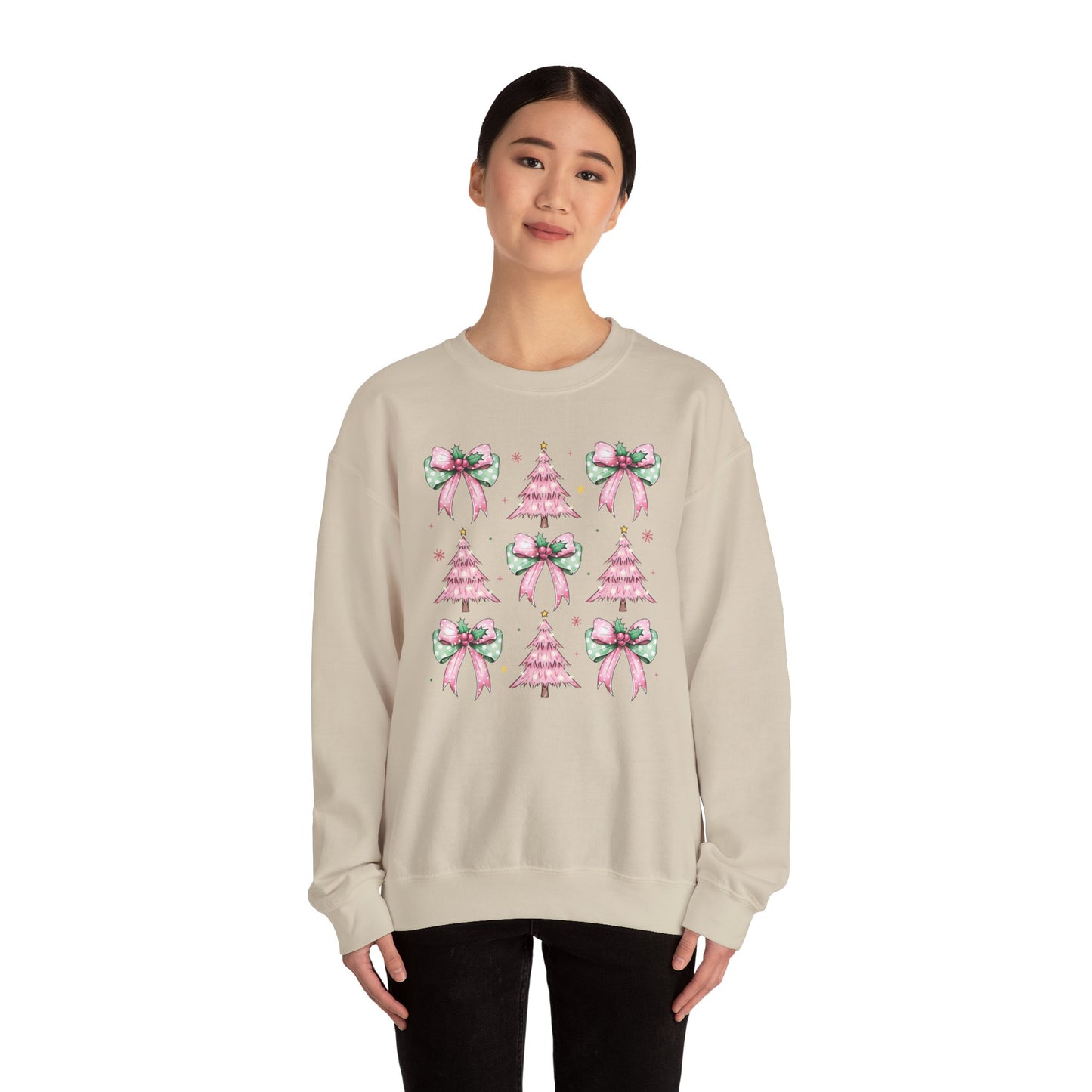 Christmas  Coquette Style  Unisex Crewneck Sweatshirt