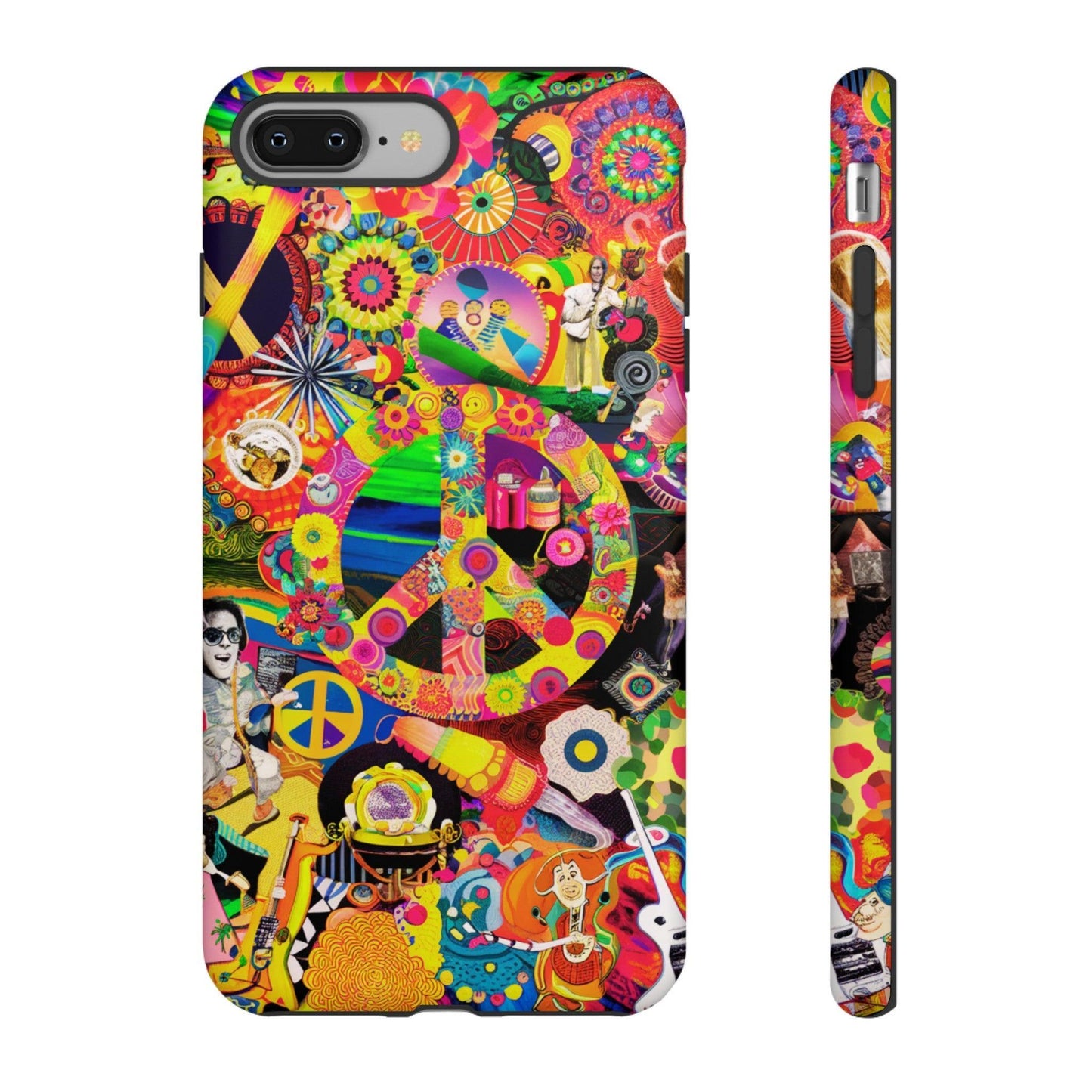 Tough Phone Case :" Eclectic Elegance Phone Case Collection" ( Hippie Style patterns)