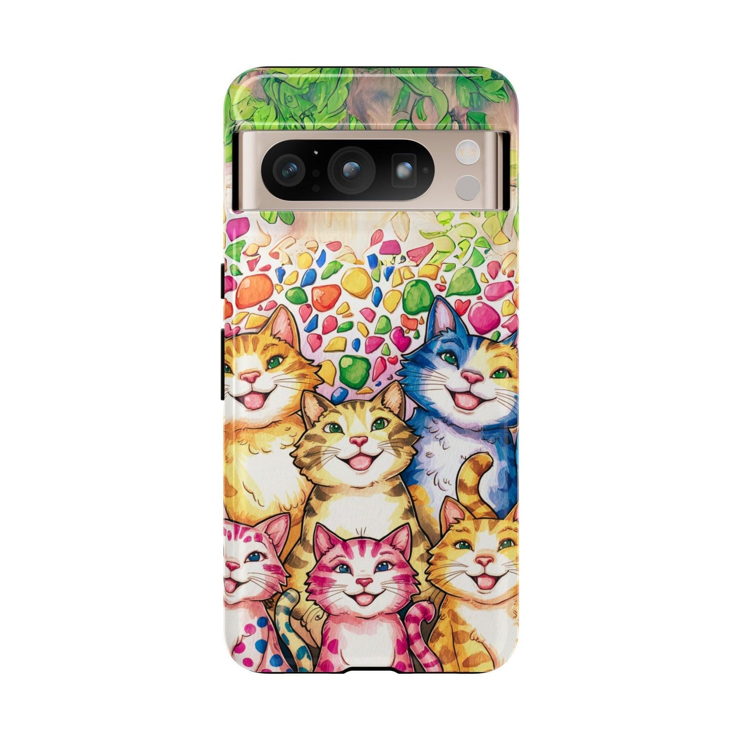 Cat Lovers Collection Tough Cellphone Case - Cosmic Creations by Karen