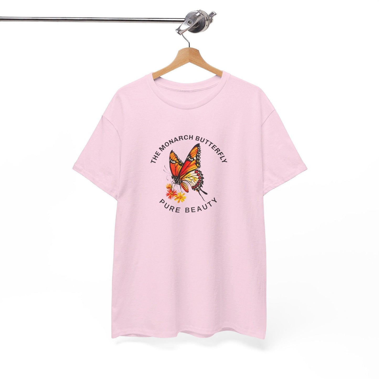 Camiseta unisex de algodón pesado: "La colección Mariposa Monarca"