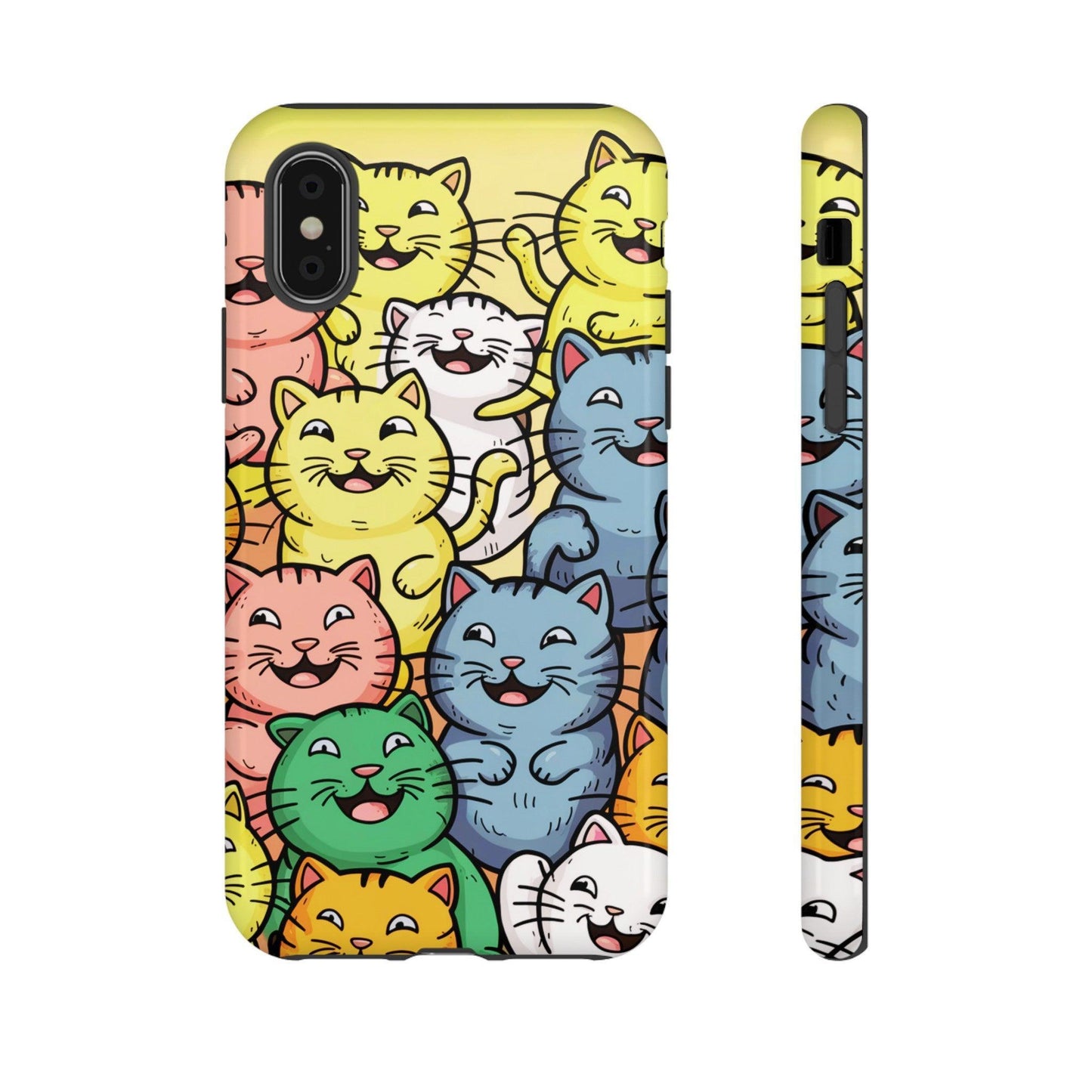 Cat Lovers Collection Tough Cellphone Case - Cosmic Creations by Karen