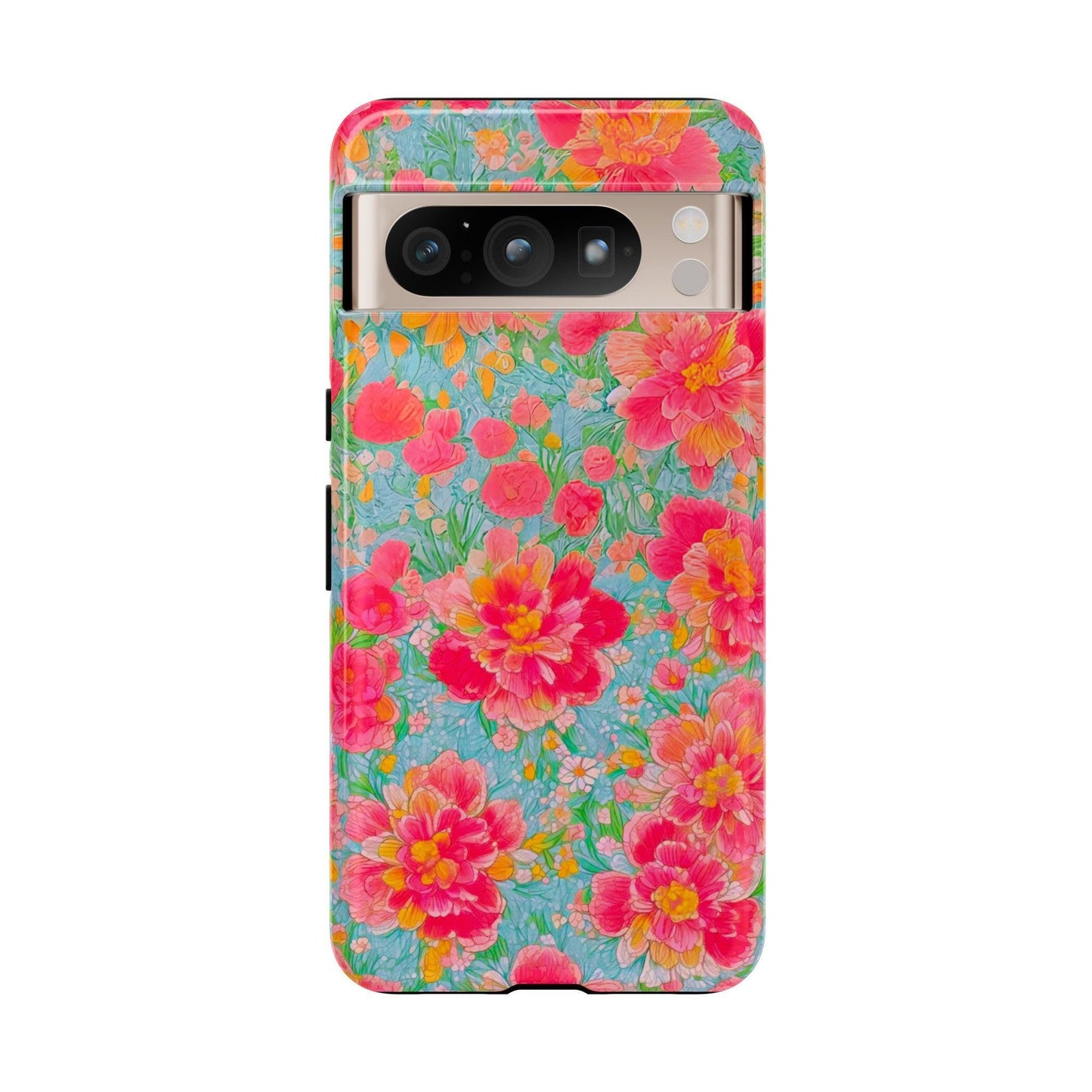 Tough Cellphone Case :" Eclectic Elegance Phone Case Collection" ( Floral patterns)