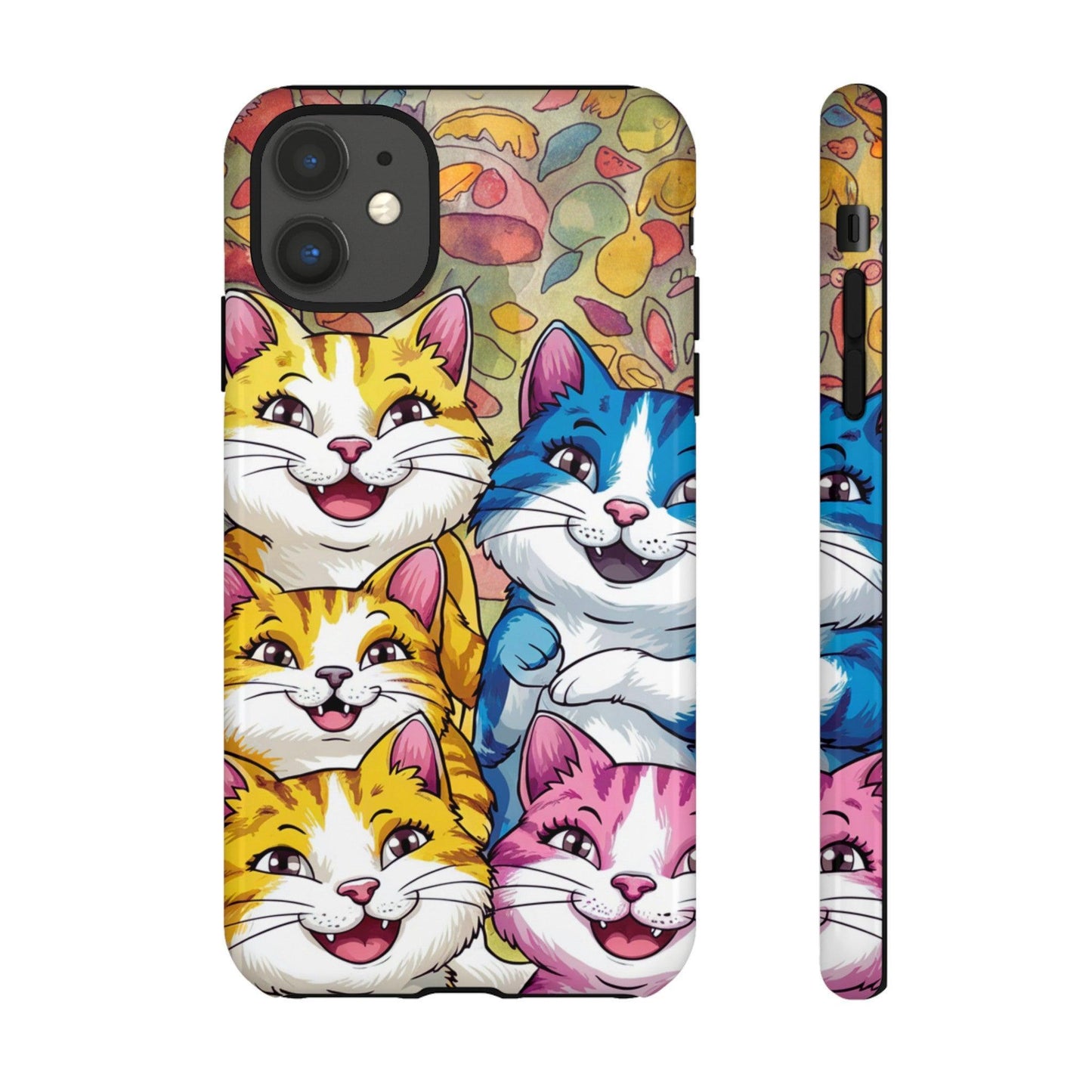 Cat Lovers Collection Tough Cellphone Case - Cosmic Creations by Karen