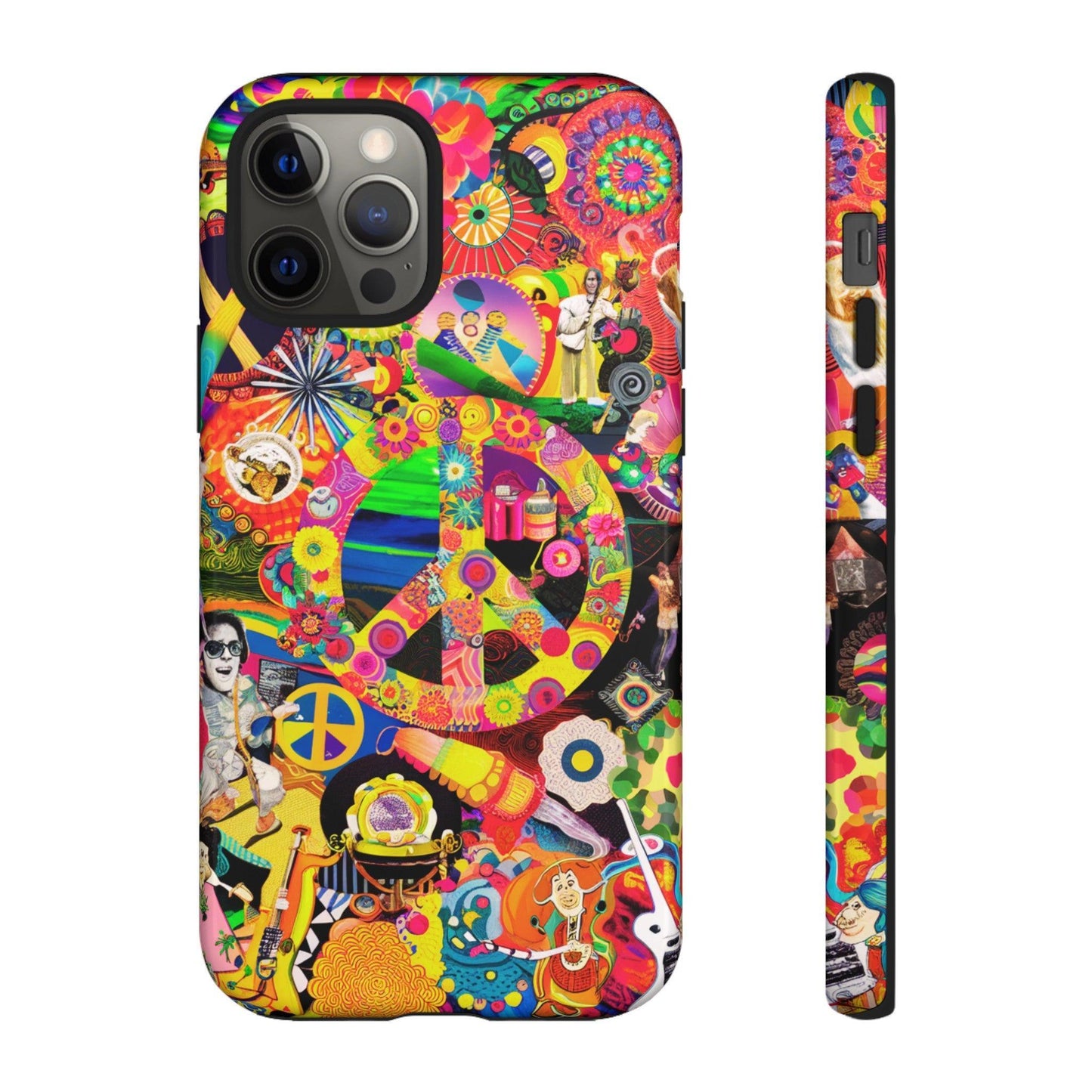 Tough Phone Case :" Eclectic Elegance Phone Case Collection" ( Hippie Style patterns)