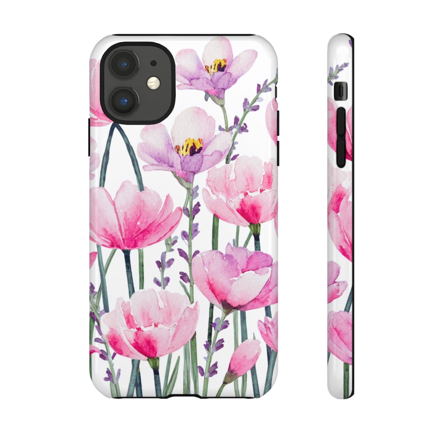 Tough Cellphone Case :" Eclectic Elegance Phone Case Collection" ( Floral patterns)