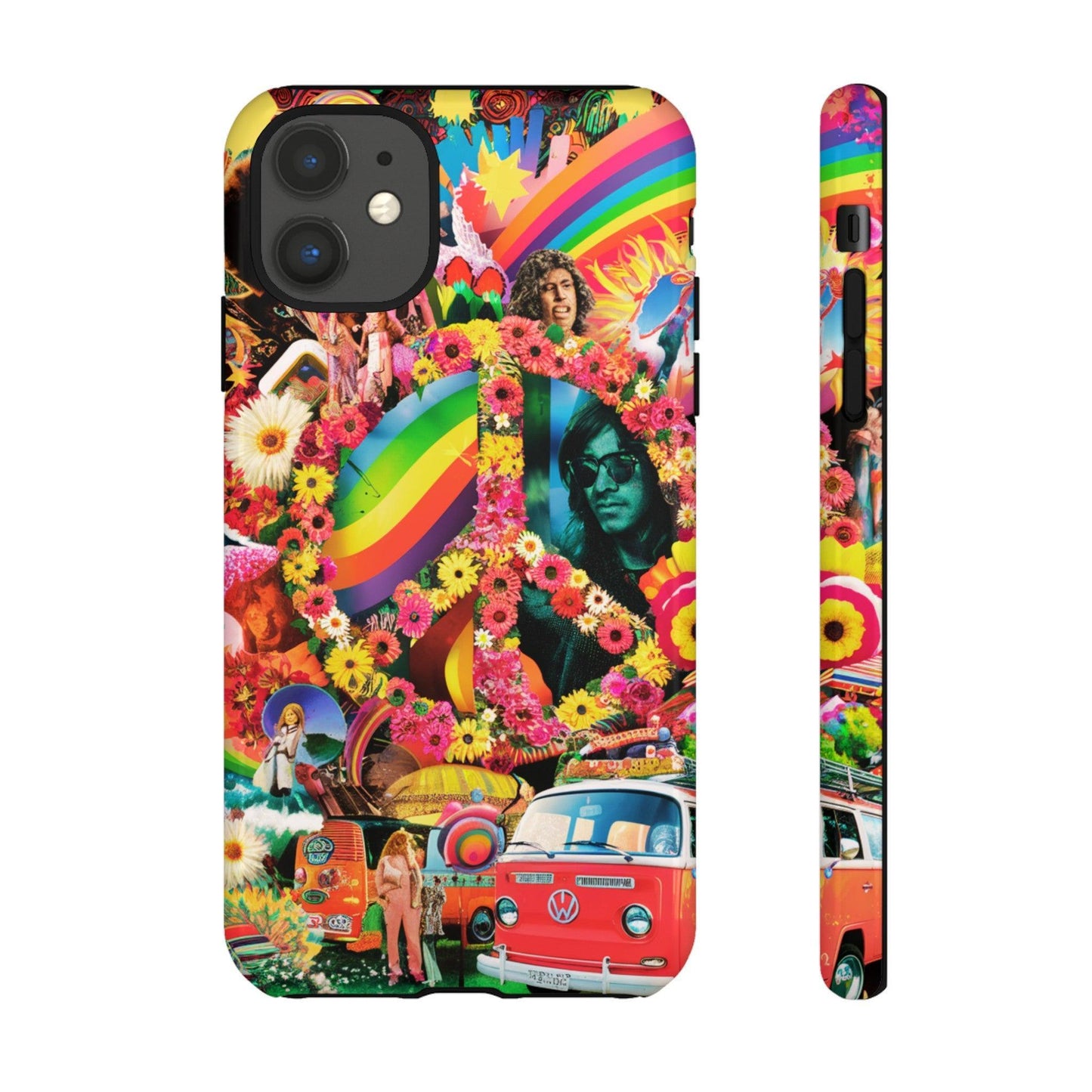 Tough Phone Case :" Eclectic Elegance Phone Case Collection" ( Hippie Style patterns)