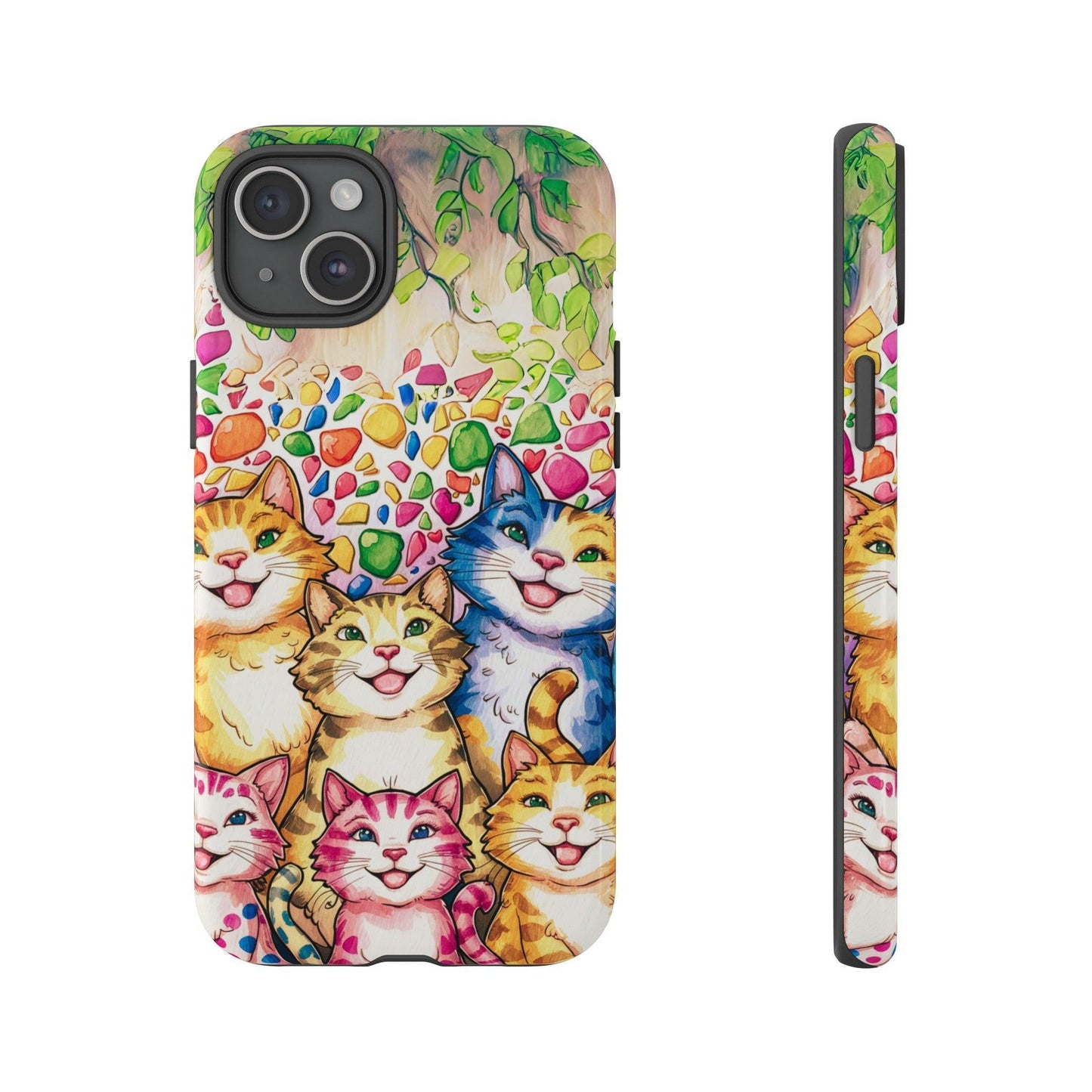 Cat Lovers Collection Tough Cellphone Case - Cosmic Creations by Karen