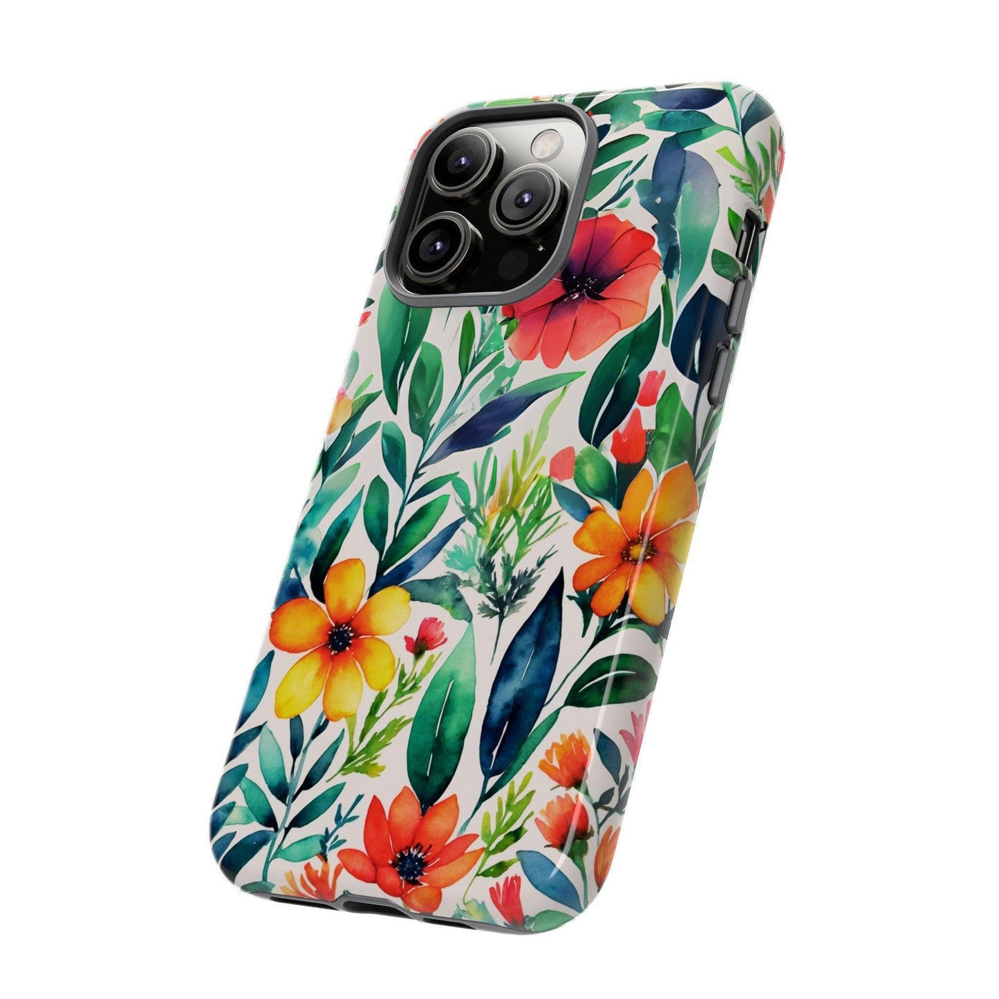 Tough Cellphone Case :" Eclectic Elegance Phone Case Collection" ( Floral patterns)