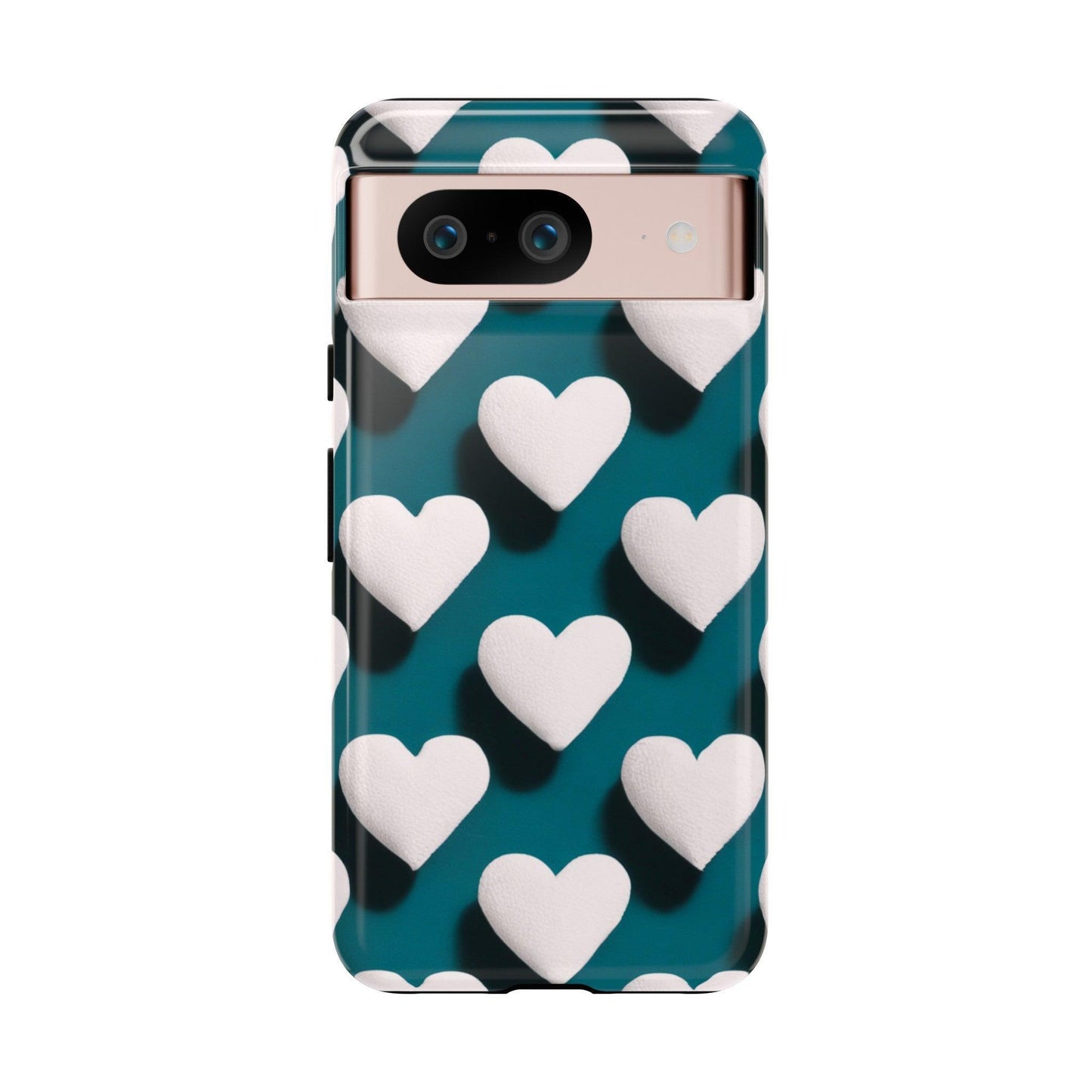 Tough Phone Case :" Eclectic Elegance Phone Case Collection" ( Hearts patterns)