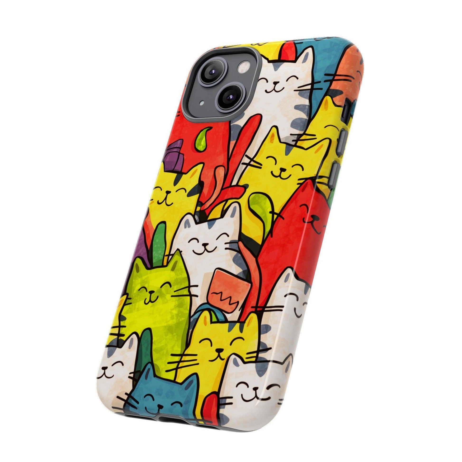 Cat Lovers Collection Tough Cellphone Case - Cosmic Creations by Karen