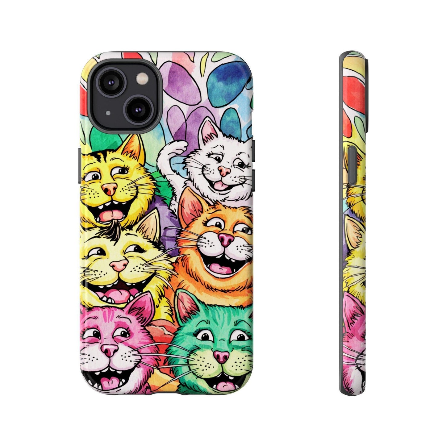 Cat Lovers Collection Tough Cellphone Case - Cosmic Creations by Karen